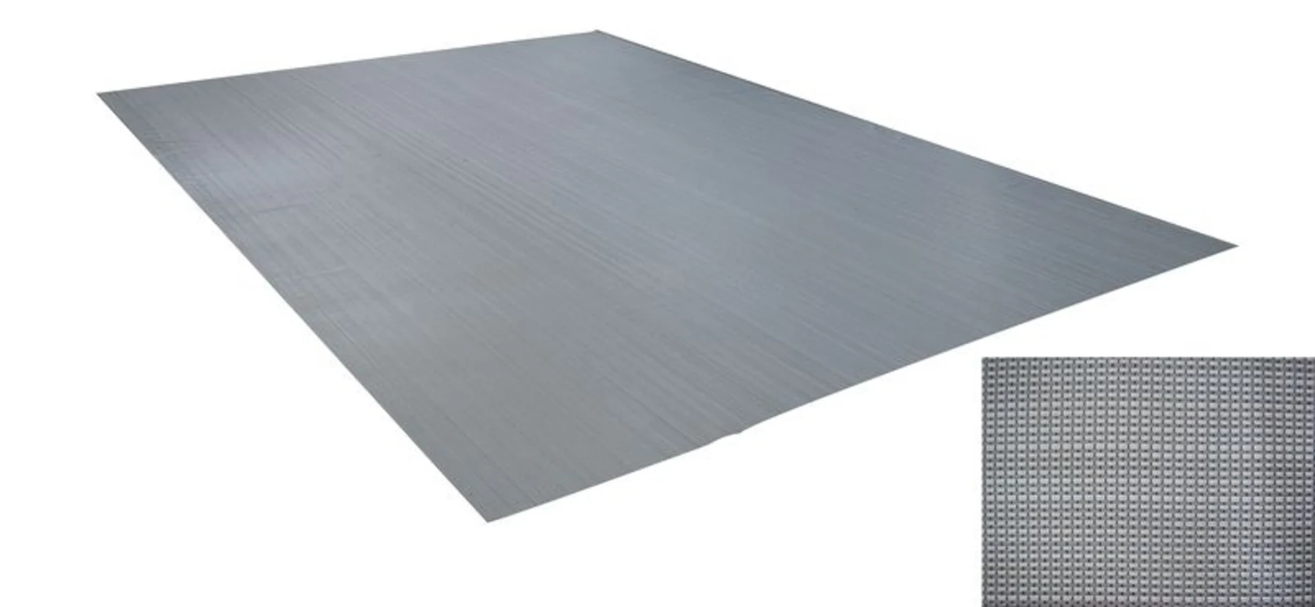 Vorzeltteppich 5x3m grau aus PVC mit Markisenteppich-Funktion