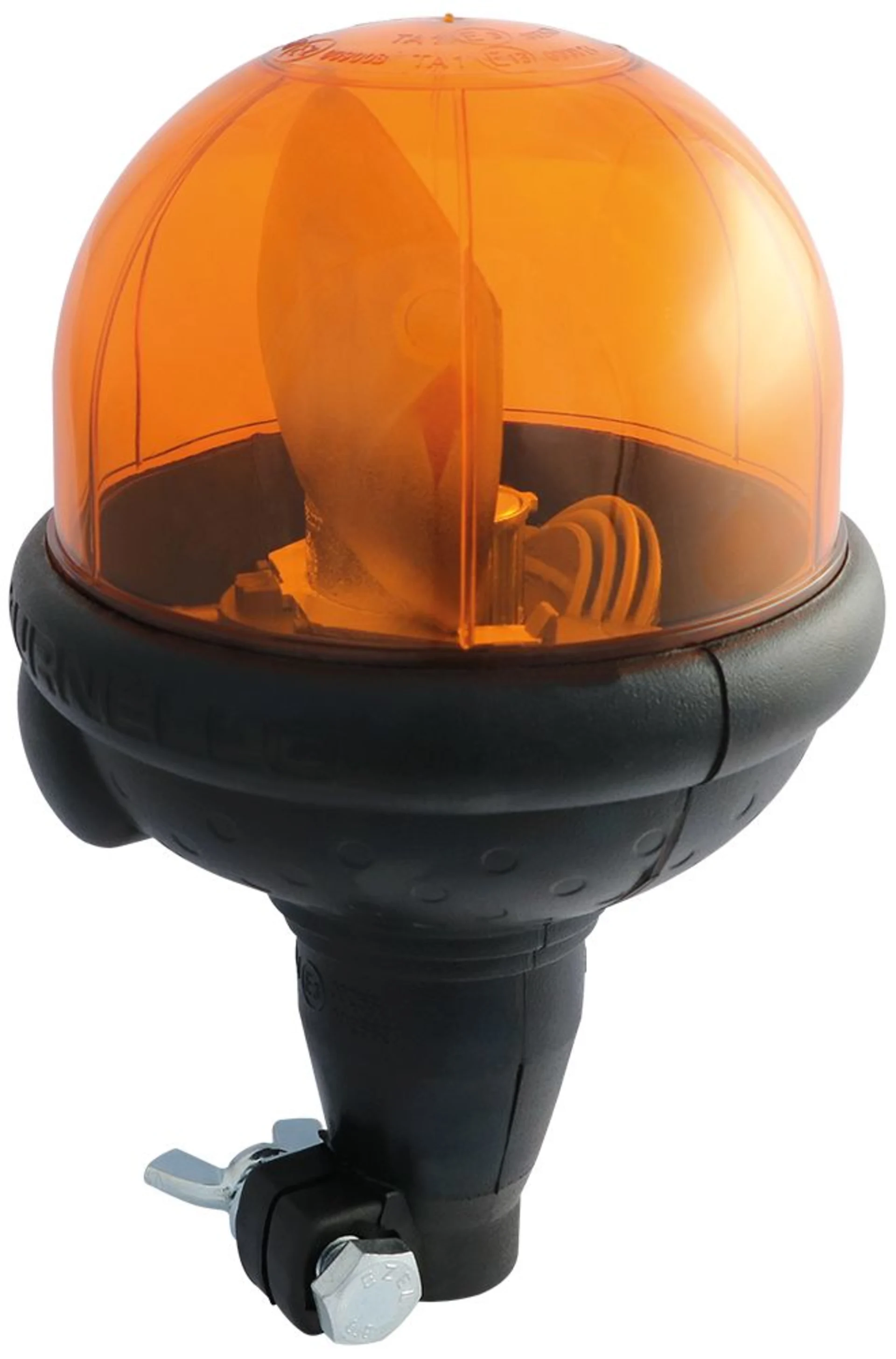 Drehleuchte SATURNELLO ø 130x204mm, gelb, 12V H1, DIN A Stecksockel, IP65K