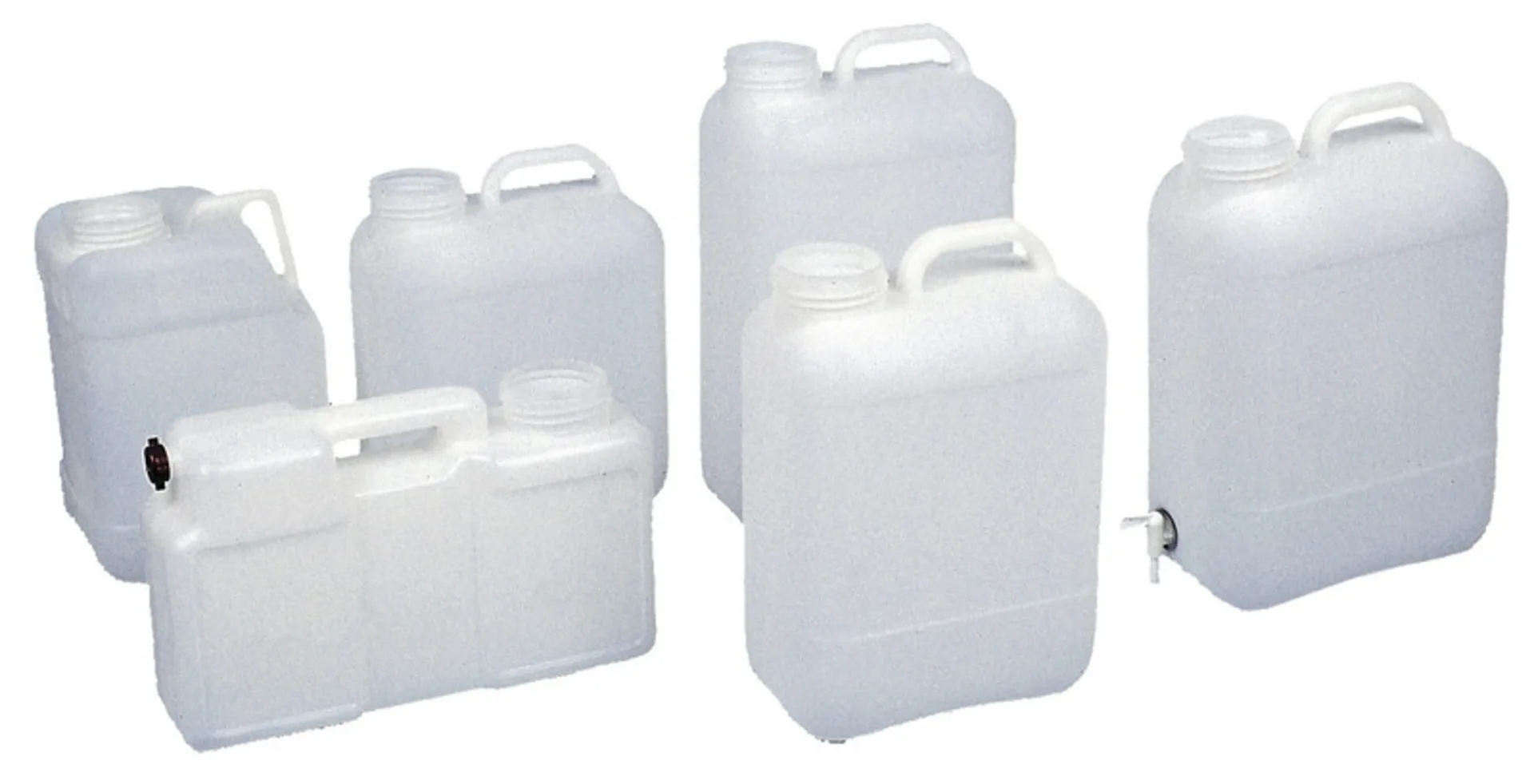 Bidon d'eau avec robinet et couvercle, capacité de 16 litres