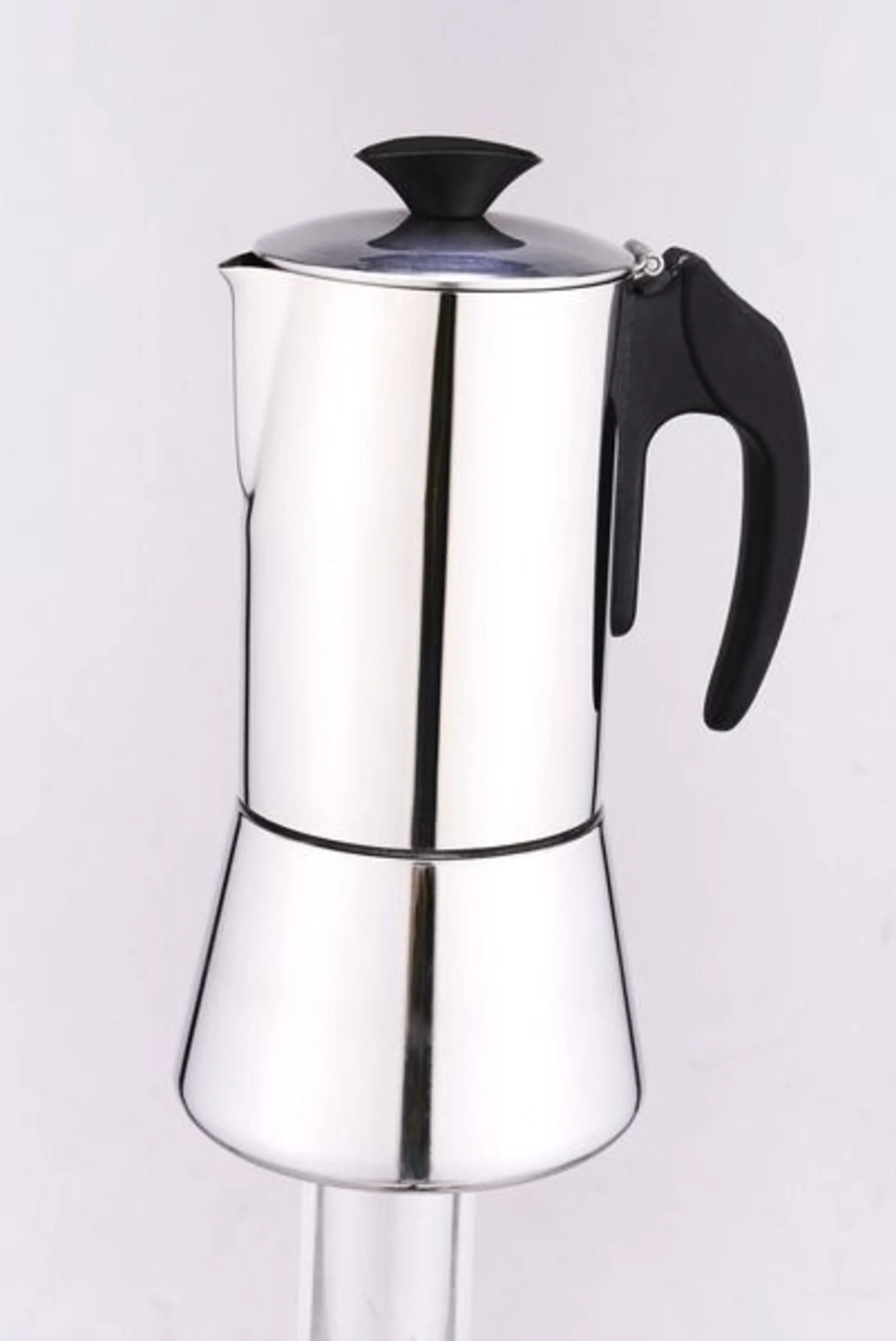 Edelstahl Espressokocher für 6 Tassen - Camp4 Bienno DeLuxe