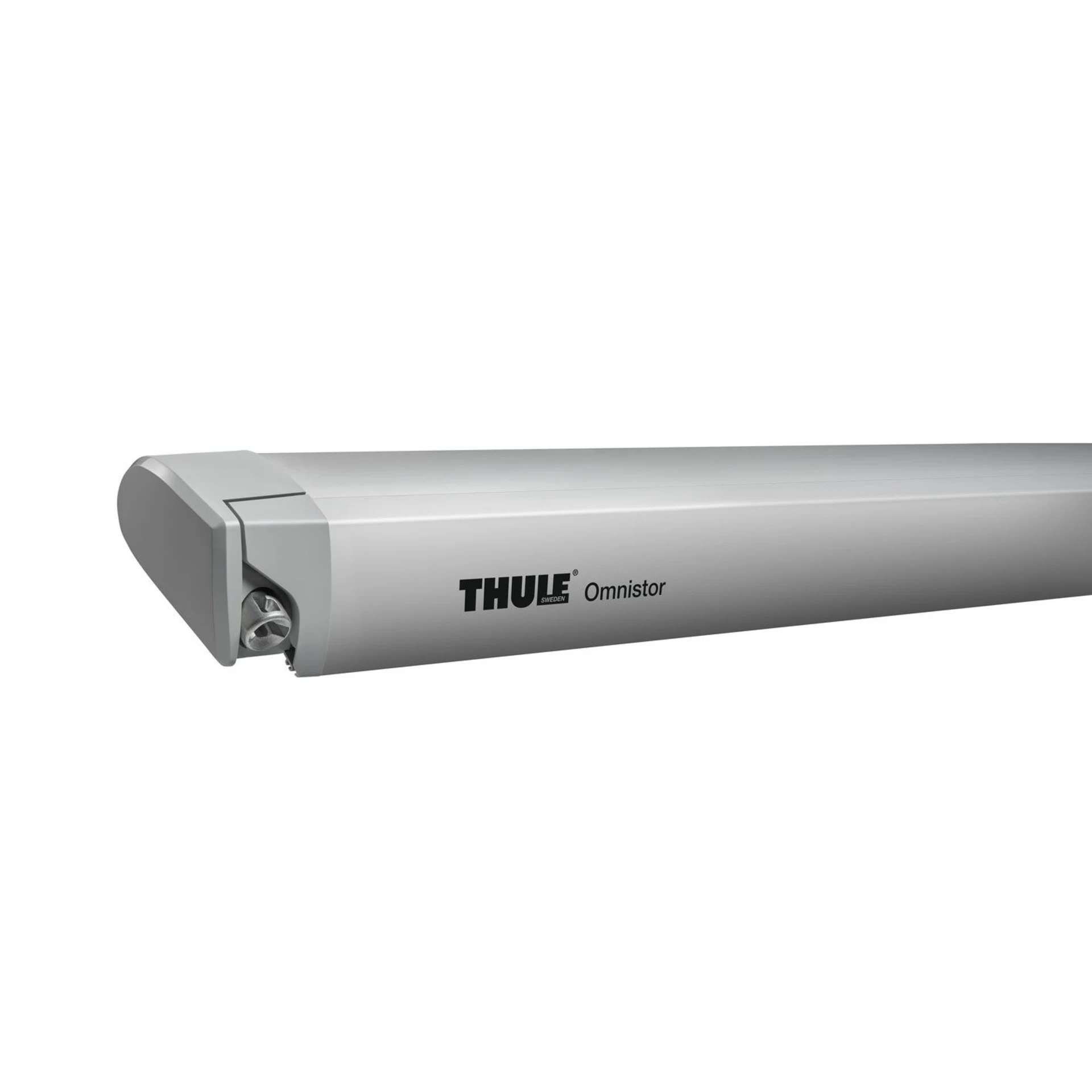 Store de toit Thule Omnistor 6300 Couleur du boîtier blanc Couleur de la toile Saphir Blue 3,5 m