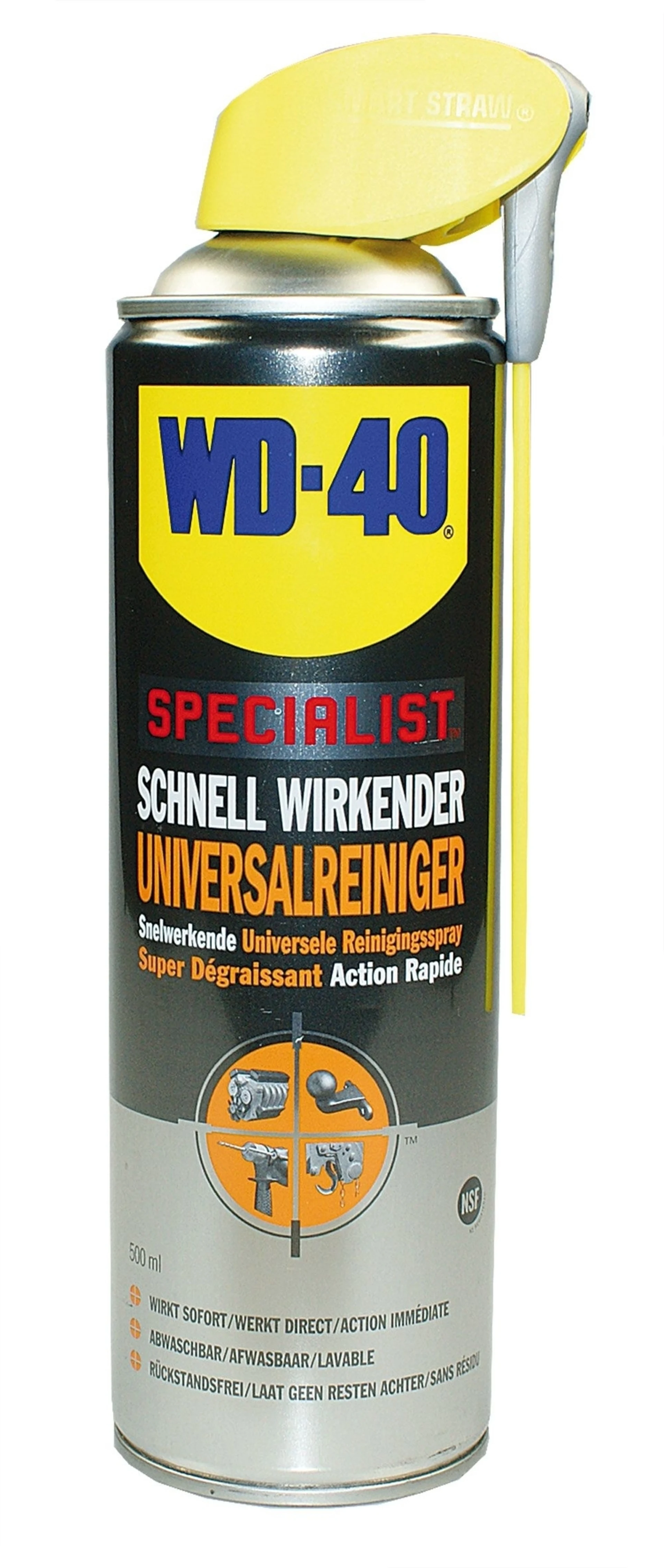 WD-40 Hochleistungs-Universalreiniger 49392 mit Doppelsprühsystem (Smart Straw)