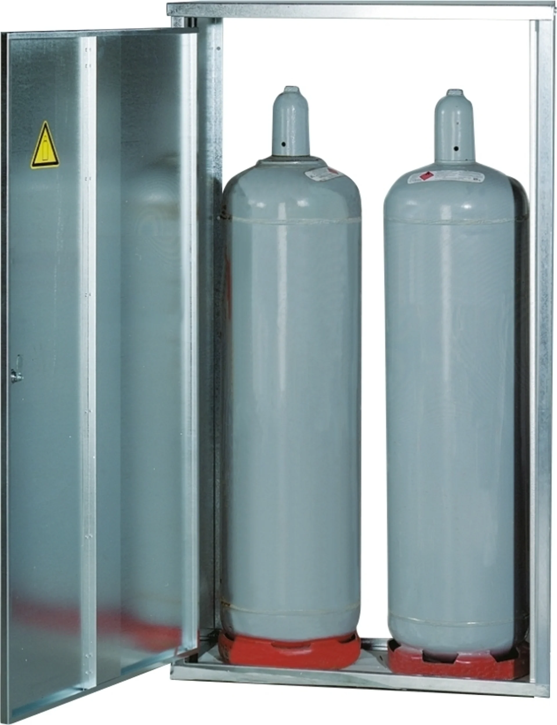 GOK Armoire à bouteilles pour 2 bouteilles de gaz de 33 kg GOK Armoire à bouteilles pour 2 bouteilles de gaz de 33 kg