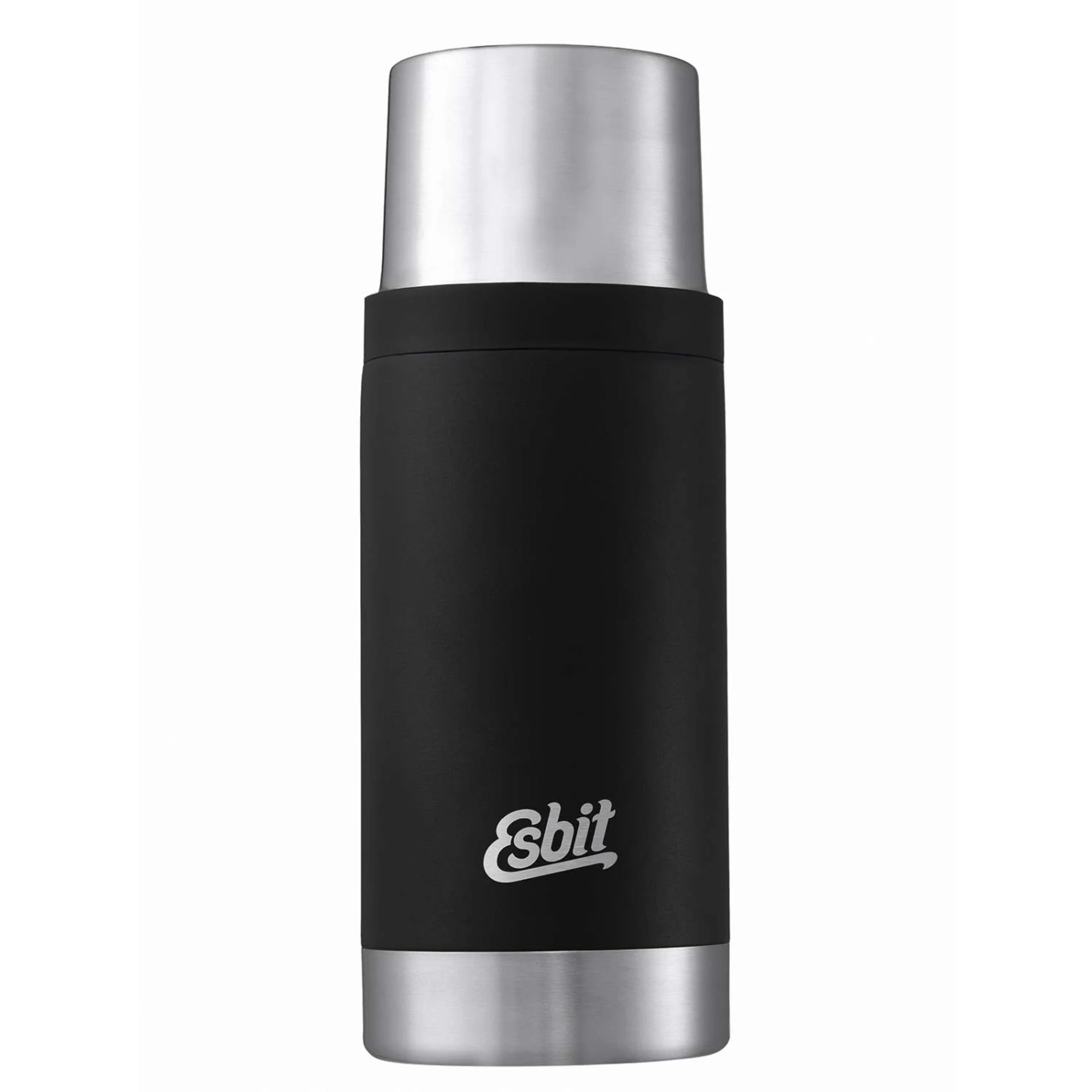 Esbit Sculptor Edelstahl Isolierflasche 0,5 Liter Schwarz