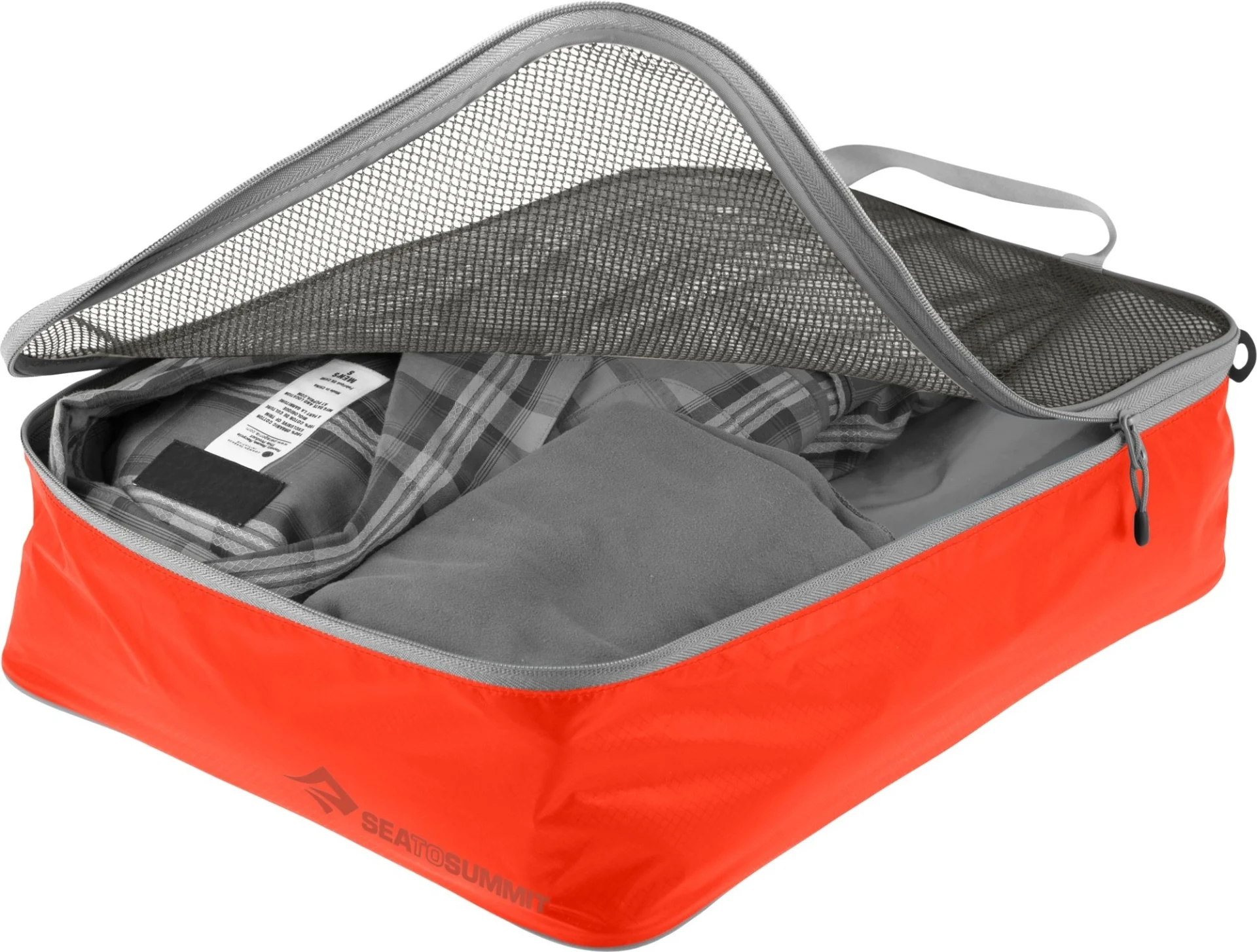 Sea to Summit Ultra Sil Garment Mesh Bag Sac de rangement de vêtements Spicy Orange Small