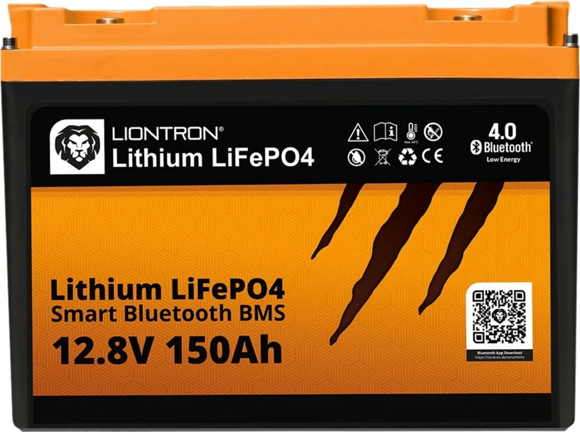Batterie au lithium LiFePO4 Liontron 12 V 150 Ah « tout-en-un »