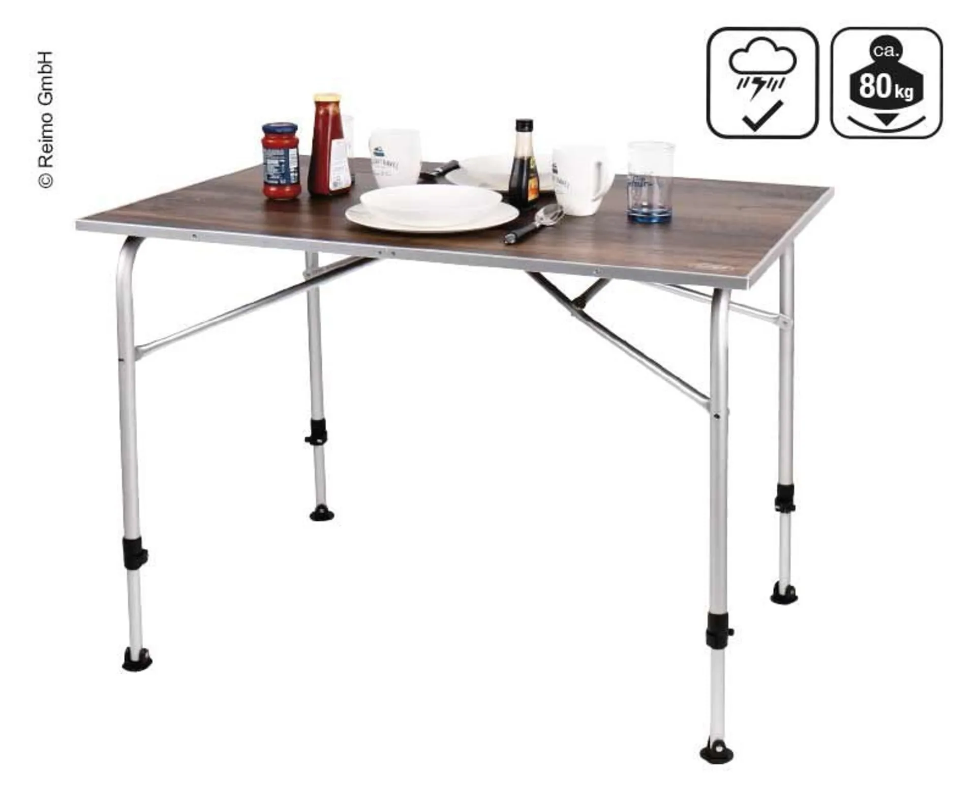 Table de camping légère pour 4-6 personnes - Camp4 LEVI FAMILY