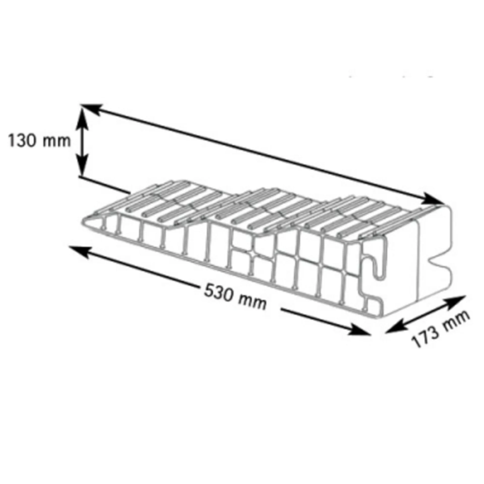 Cales à gradins jusqu'à 4000kg/axe 2pcs avec poche