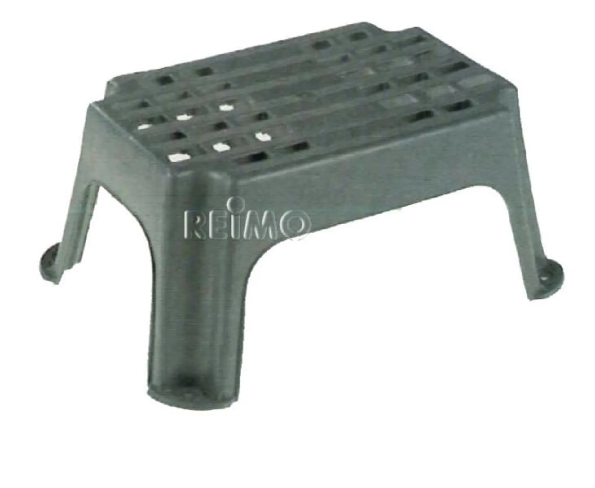 Trittstufe Wohnwagen, Kunststoff, grau