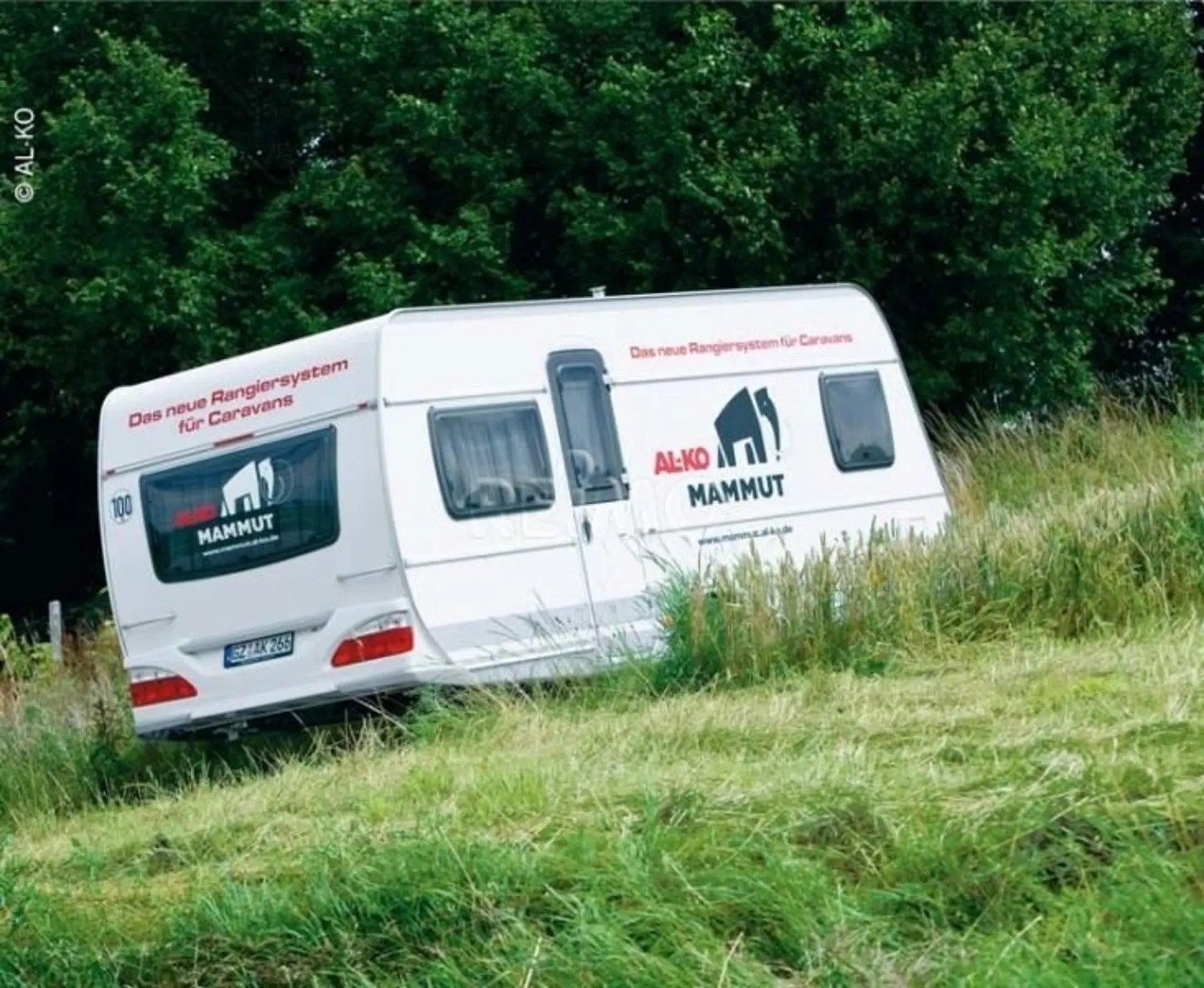 Caravan-Rangierhilfe Mammut unten hoch/unten Mitte
