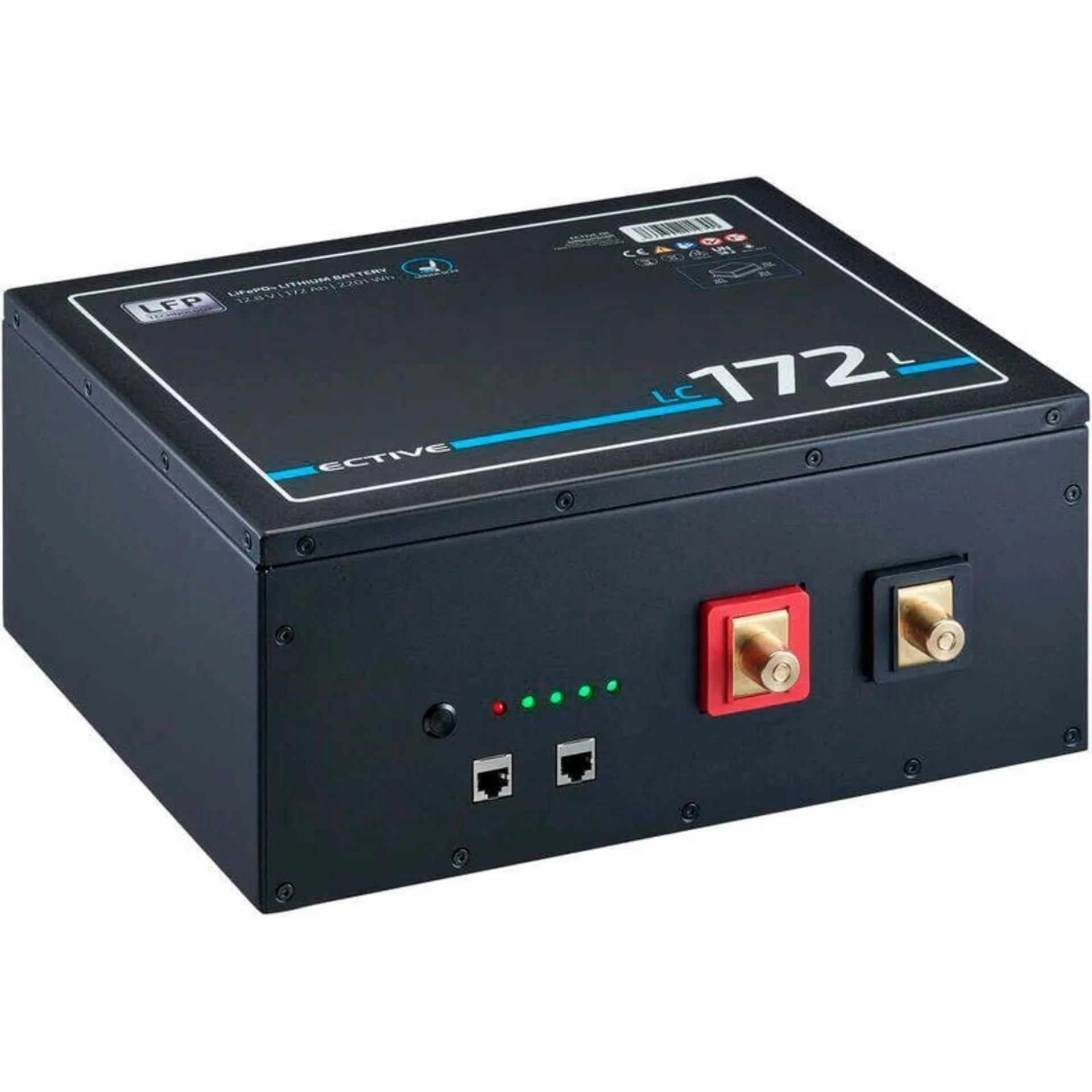 Batterie au lithium LiFePO4 Ective LC 172L 12 V à installer sous la selle, 172 Ah Batterie au lithium LiFePO4 Ective LC 172L 12 V à installer sous la selle, 172 Ah