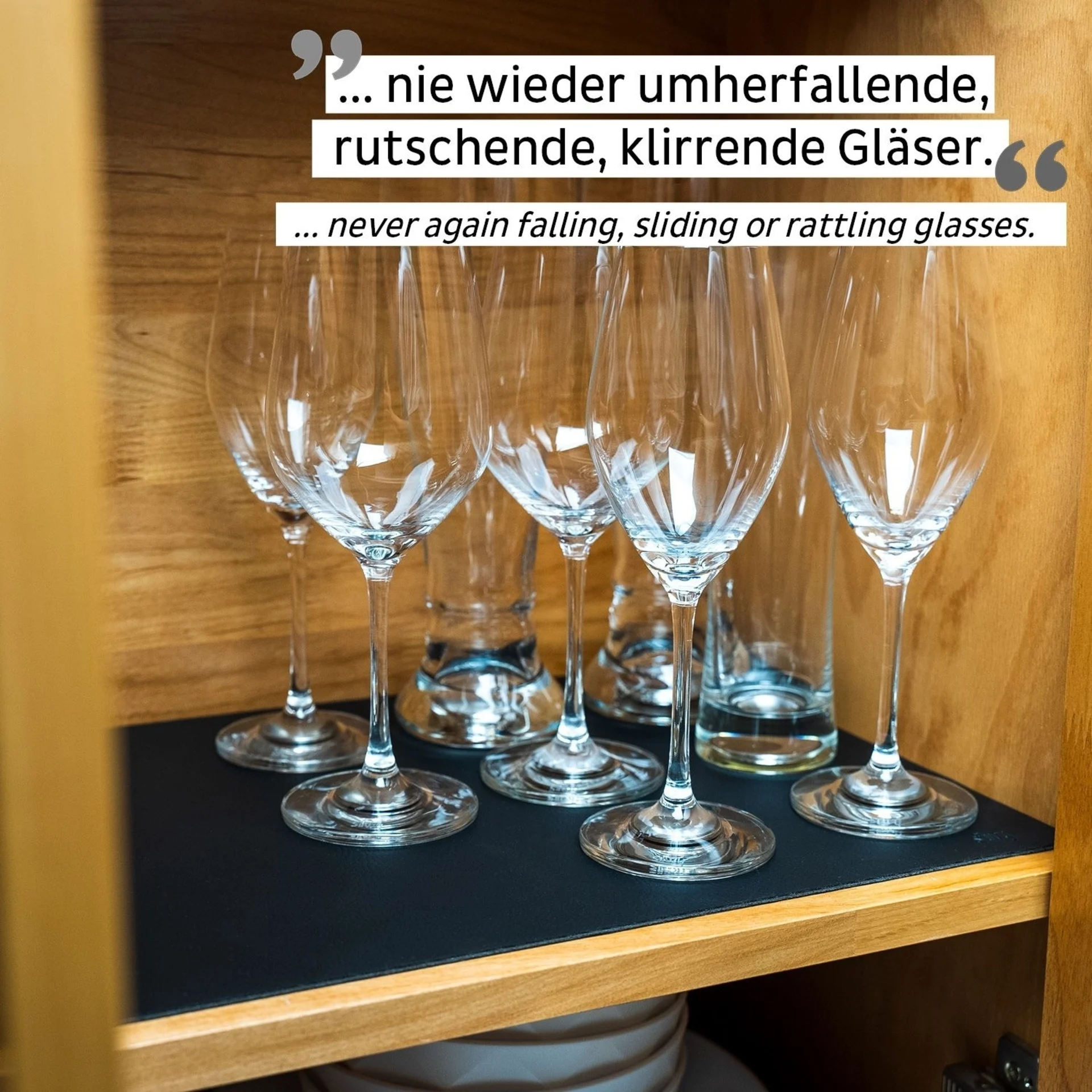 silwy® Tapis de métal nano-gel BLACK pour verres magnétiques