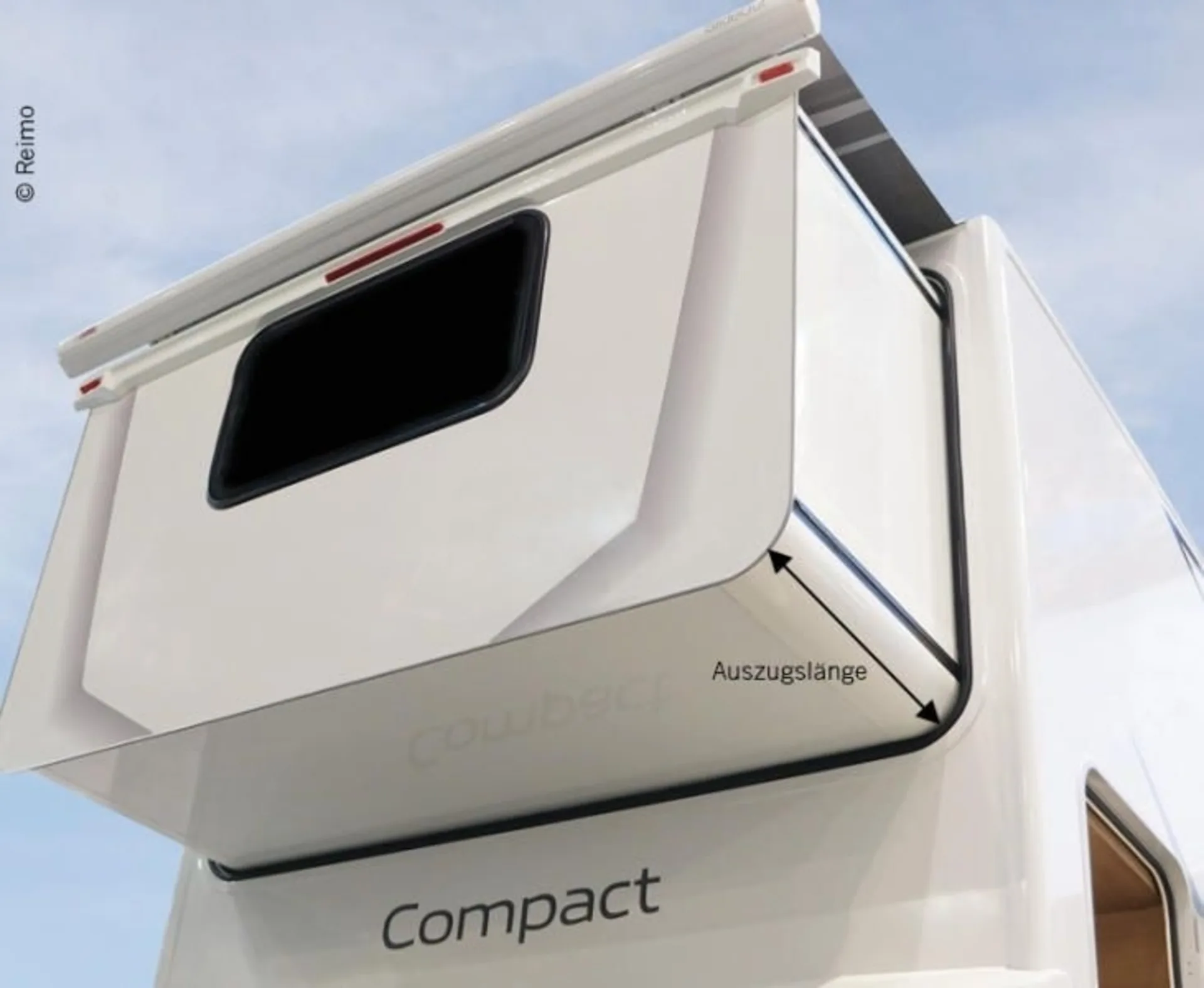 Auszugssystem Euro Slide System Standard Kit (1000 mm) mit Aluminiumprofilen und Antrieb