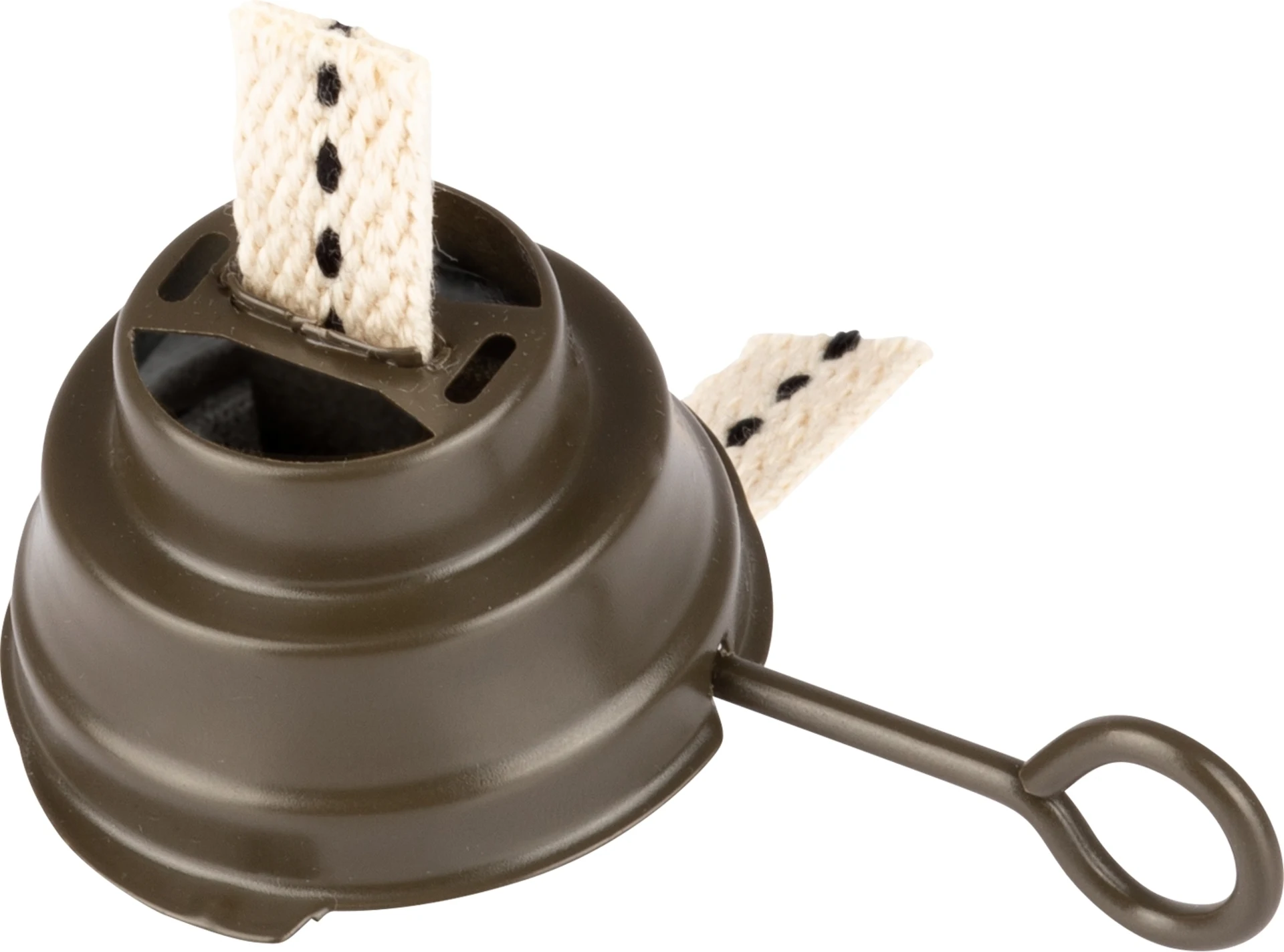 Feuerhand Farbiger Brenner mit Docht für Feuerhand 276 oliv