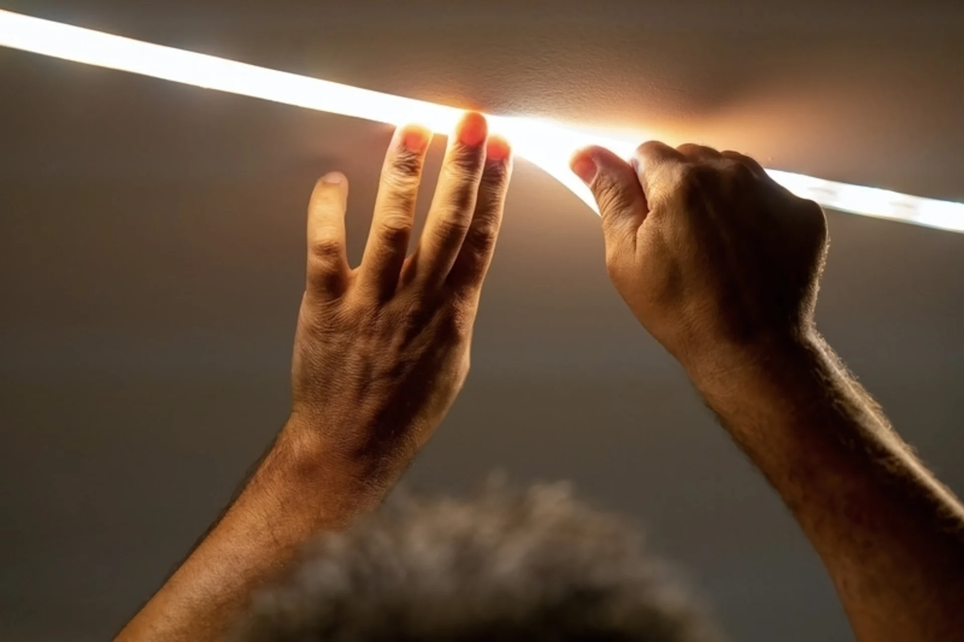 Auminium-Profil für LED-Bänder - Flach - Länge 1,5 m