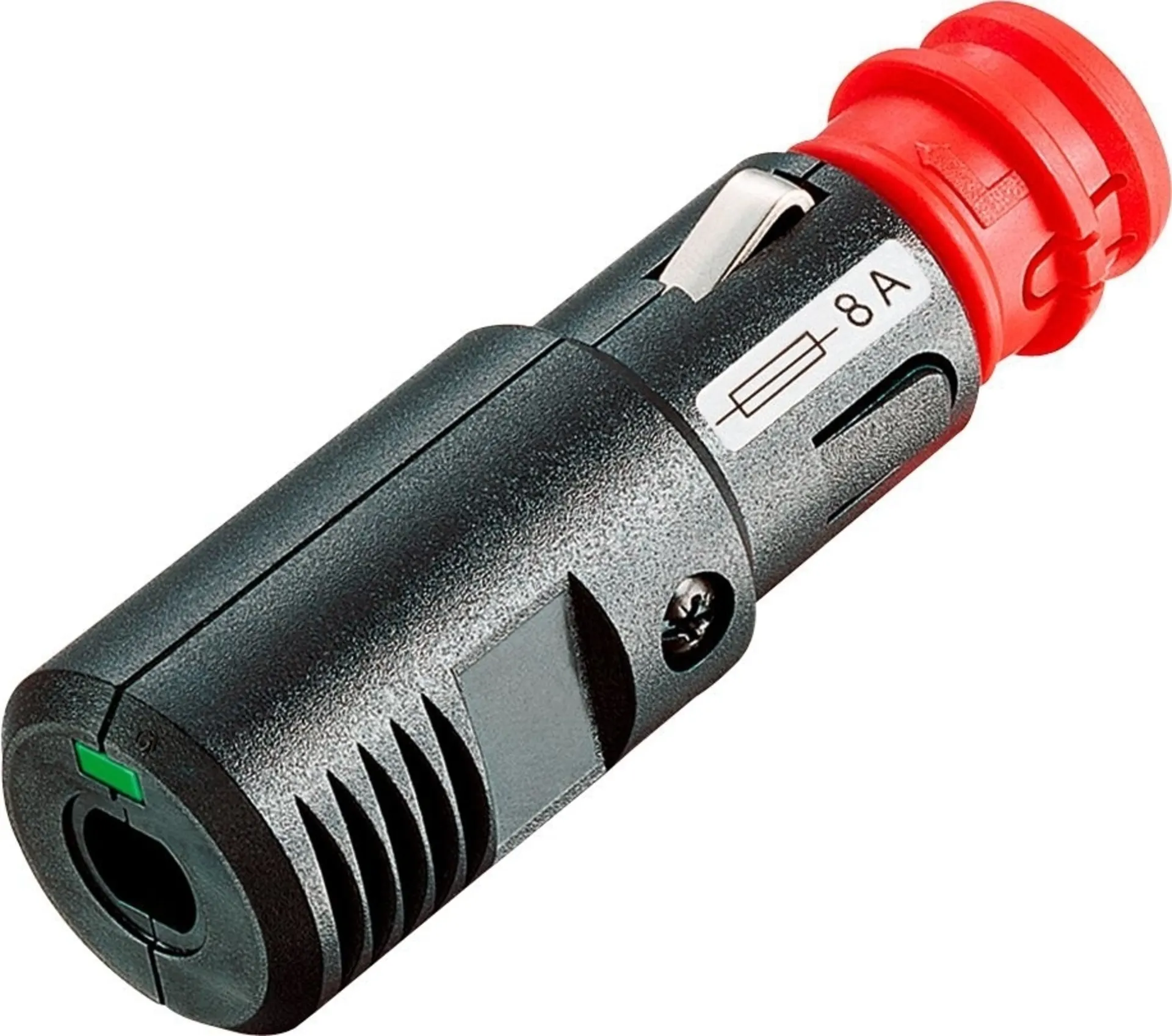 fiche universelle de sécurité 12-24 volts avec indicateur LED