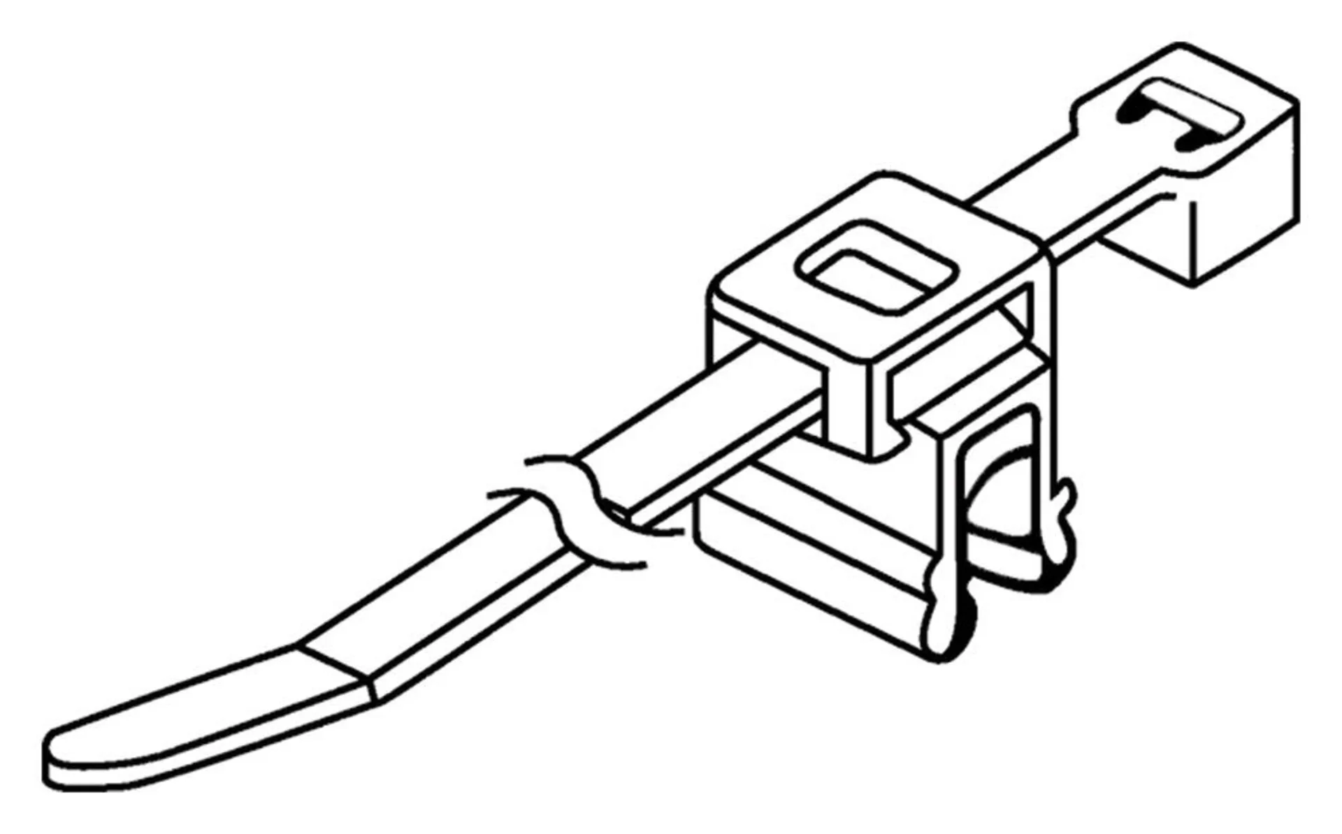 Chassis-Kabelbinder EdgeClip 3.5 x 150 mm sz