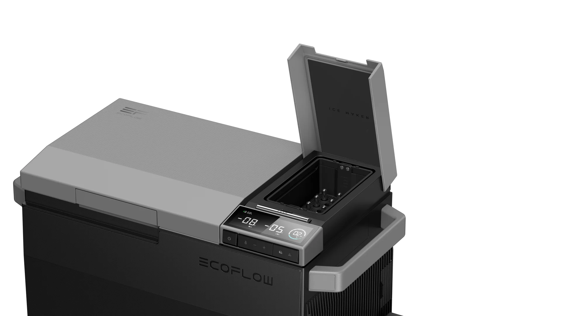 EcoFlow Glacier Set Die branchenweit erste tragbare Kühlbox mit integriertem Eiswürfelaufbereiter
