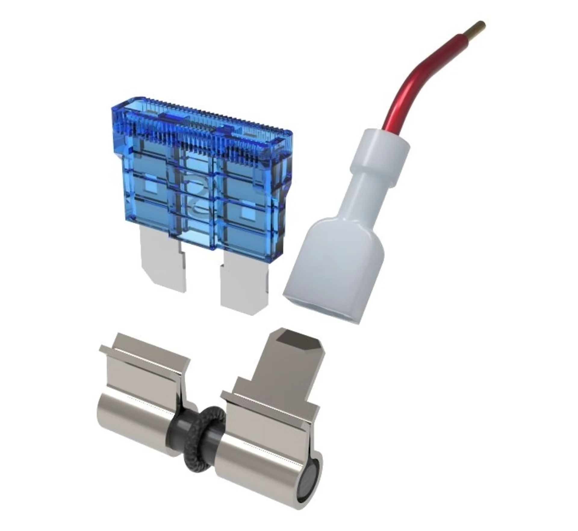Support de rechange pour fusibles en verre pour fusibles ATO / MAXI / MINI / Micro, ø 6,3 x 19,05 - 22,23 mm