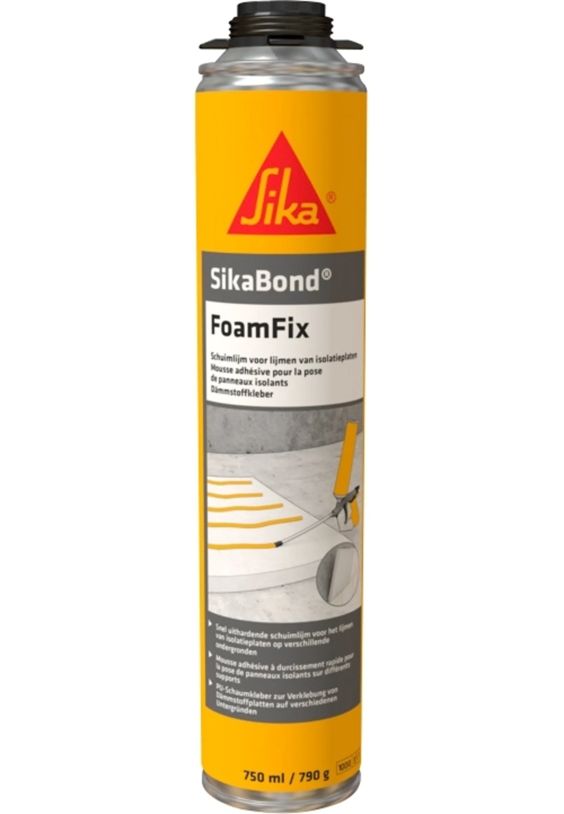 Sika SikaBond FoamFix Schaumklebstoff 750 ml Beige