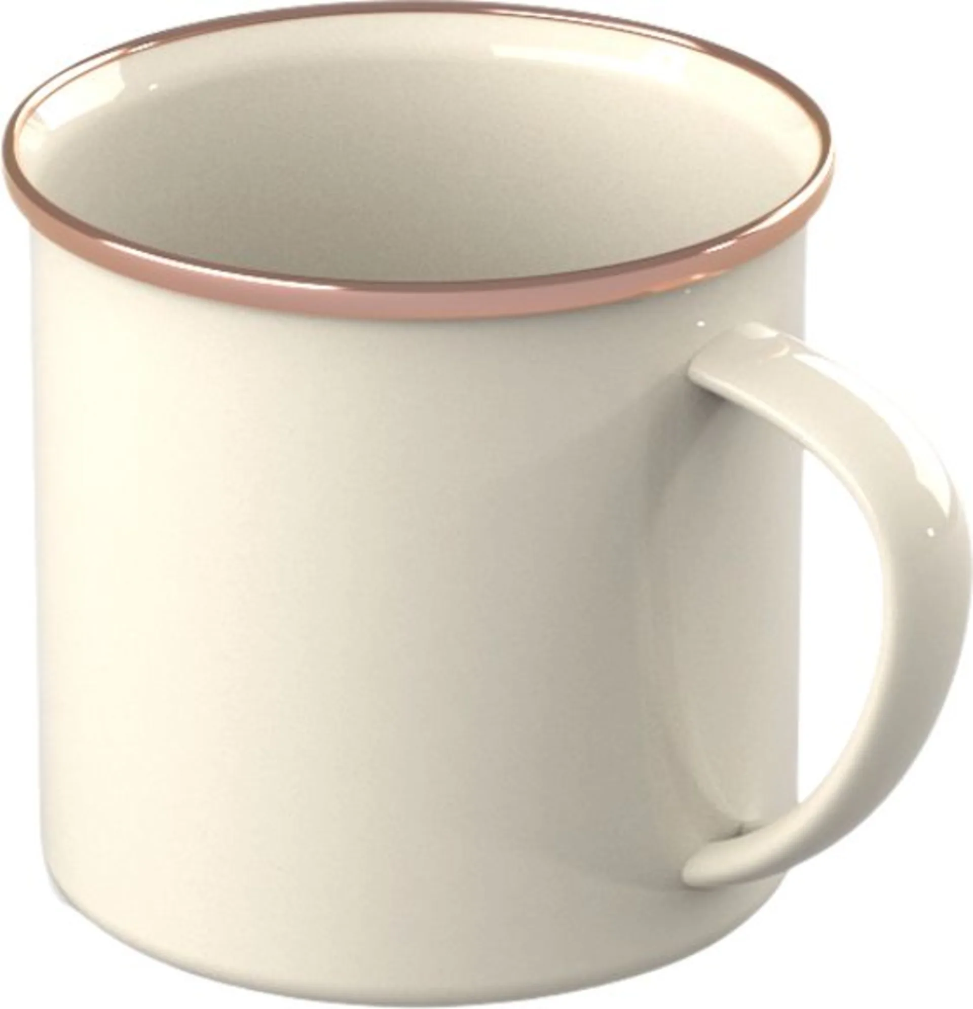 GSI MESA Emaille Trinkbecher 355 ml - Cream