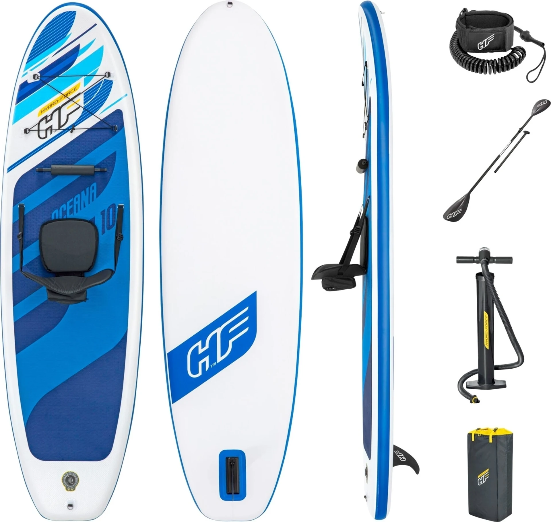Planche de stand-up paddle gonflable Bestway Ocean SUP, avec pagaie et pompe à air Planche de stand-up paddle gonflable Bestway Ocean SUP, avec pagaie et pompe à air