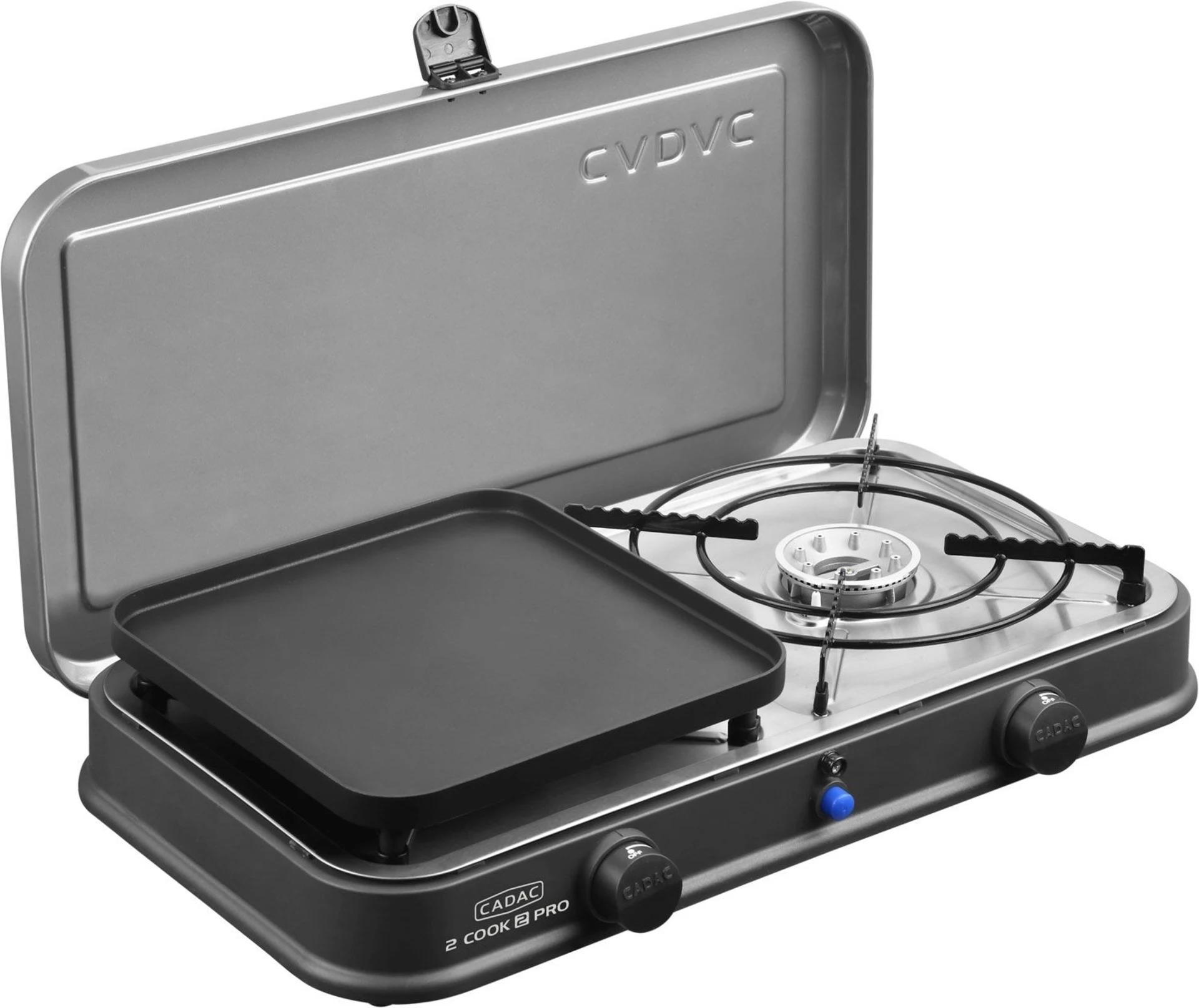Cadac 2 Cook 2 Pro Deluxe 2-flammiger Gaskocher / Grill 30 mbar
