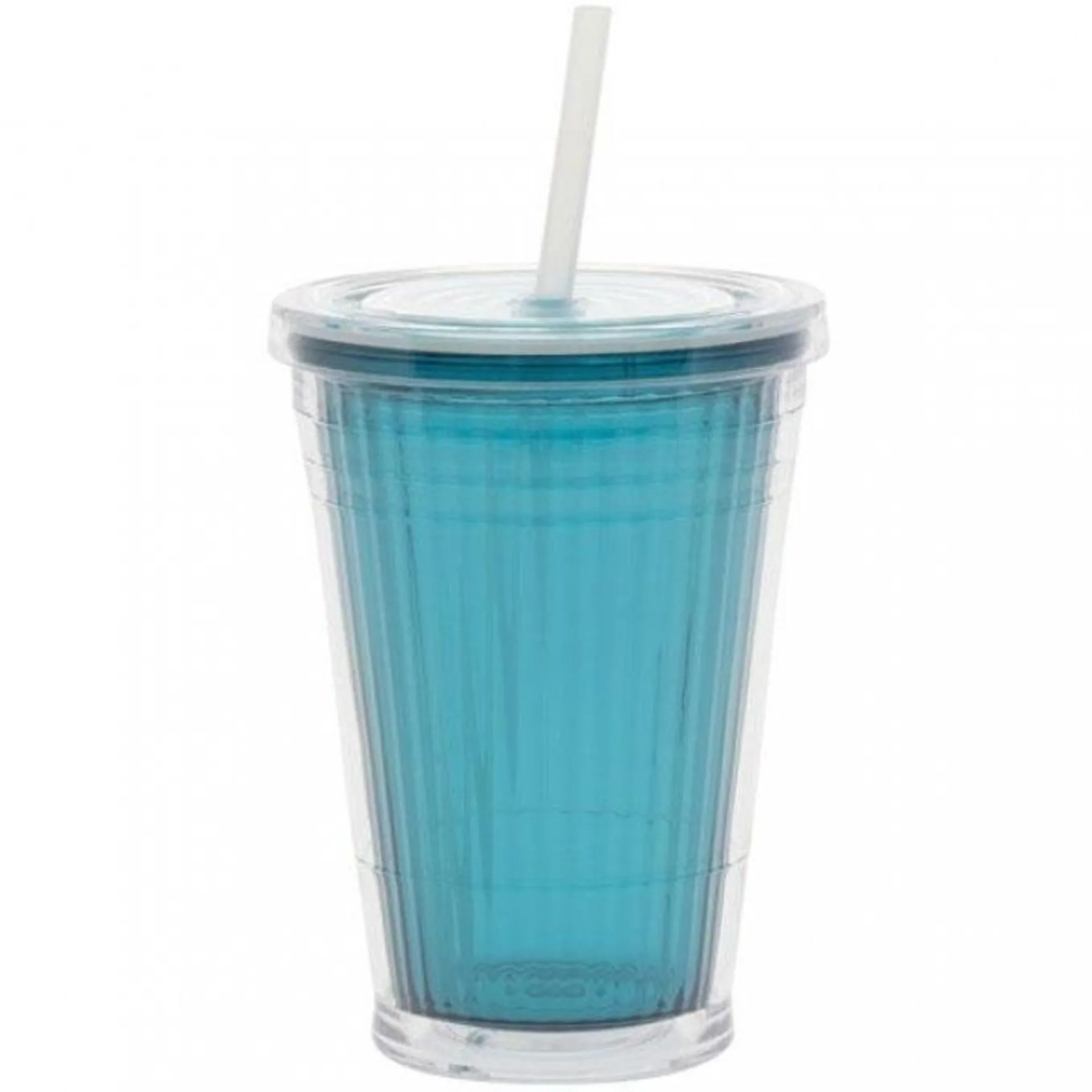 Gobelet isotherme avec paille 450 ml