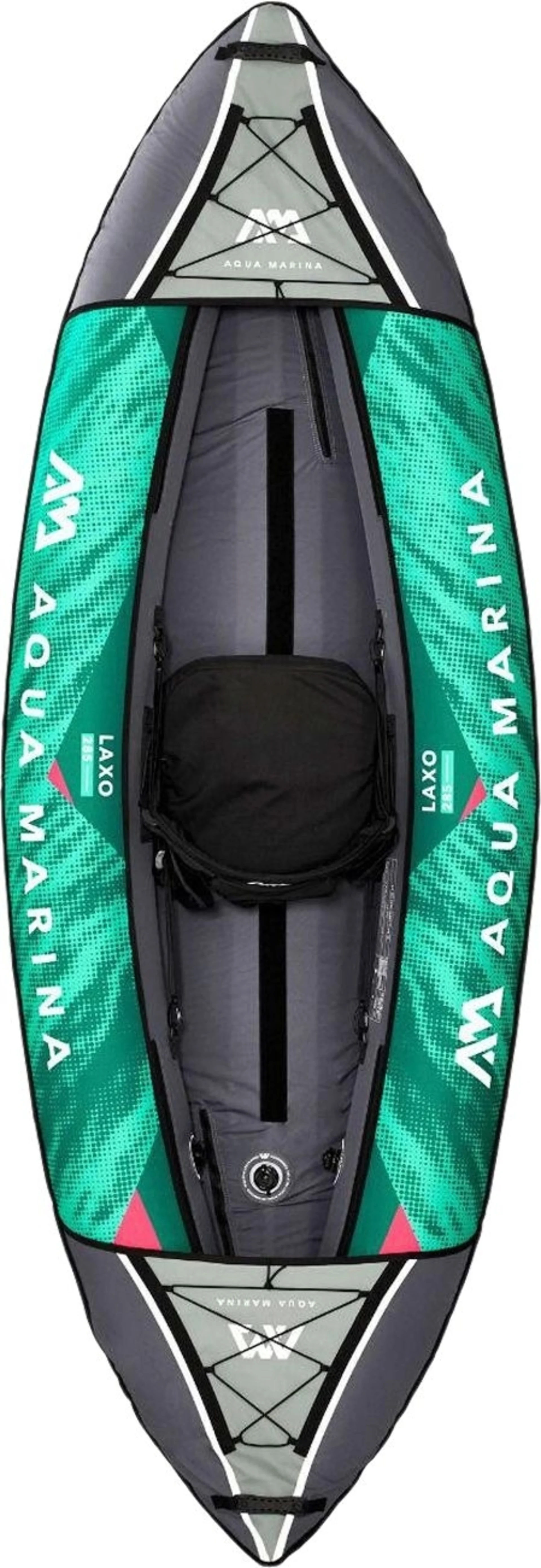 Kit de kayak de loisir Aqua Marina Laxo, 7 pièces, vert/gris, pour 1 personne Kit de kayak de loisir Aqua Marina Laxo, 7 pièces, vert/gris, pour 1 personne
