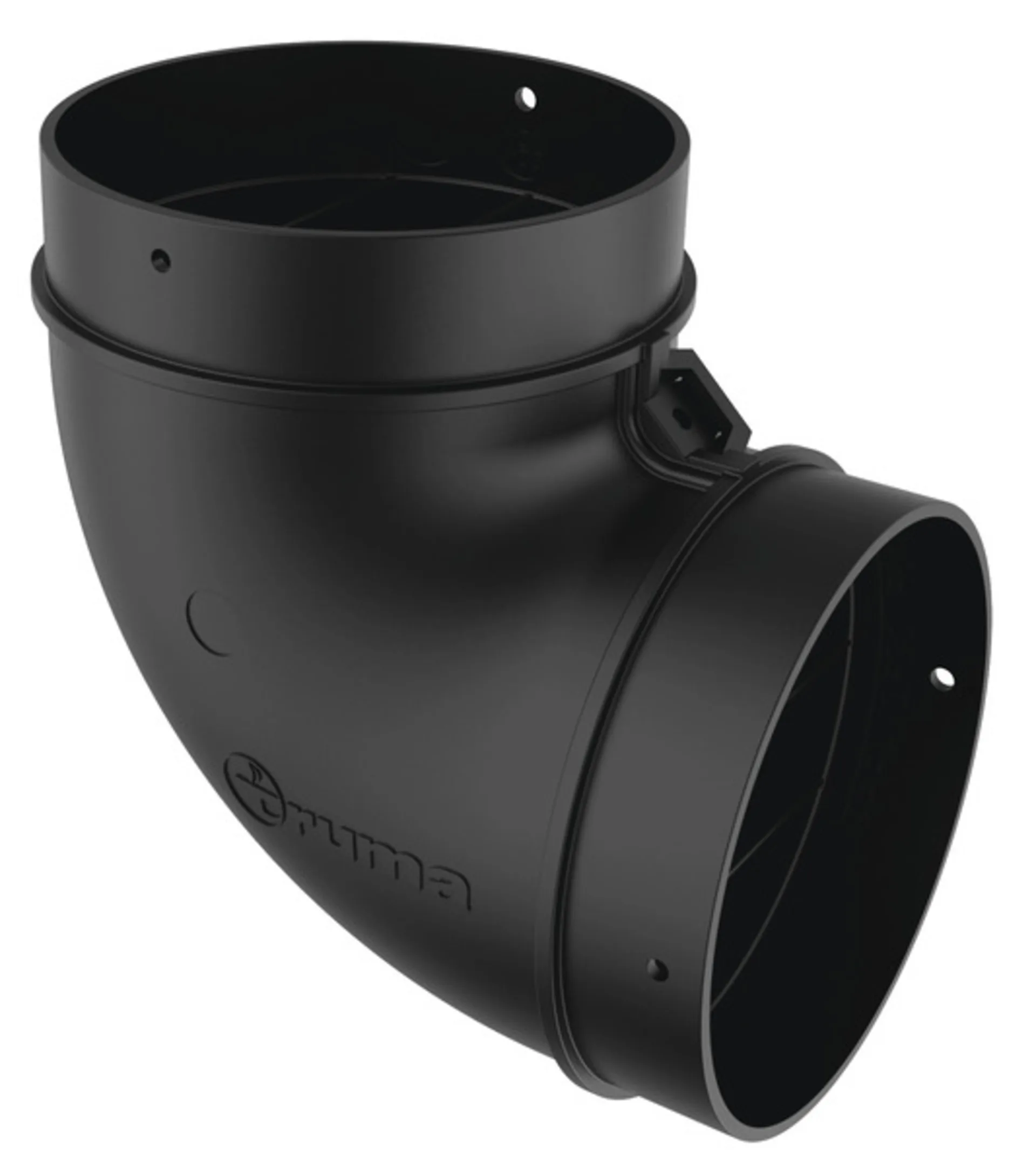 Bogen BG 80 - Ø 80 mm - Schwarz