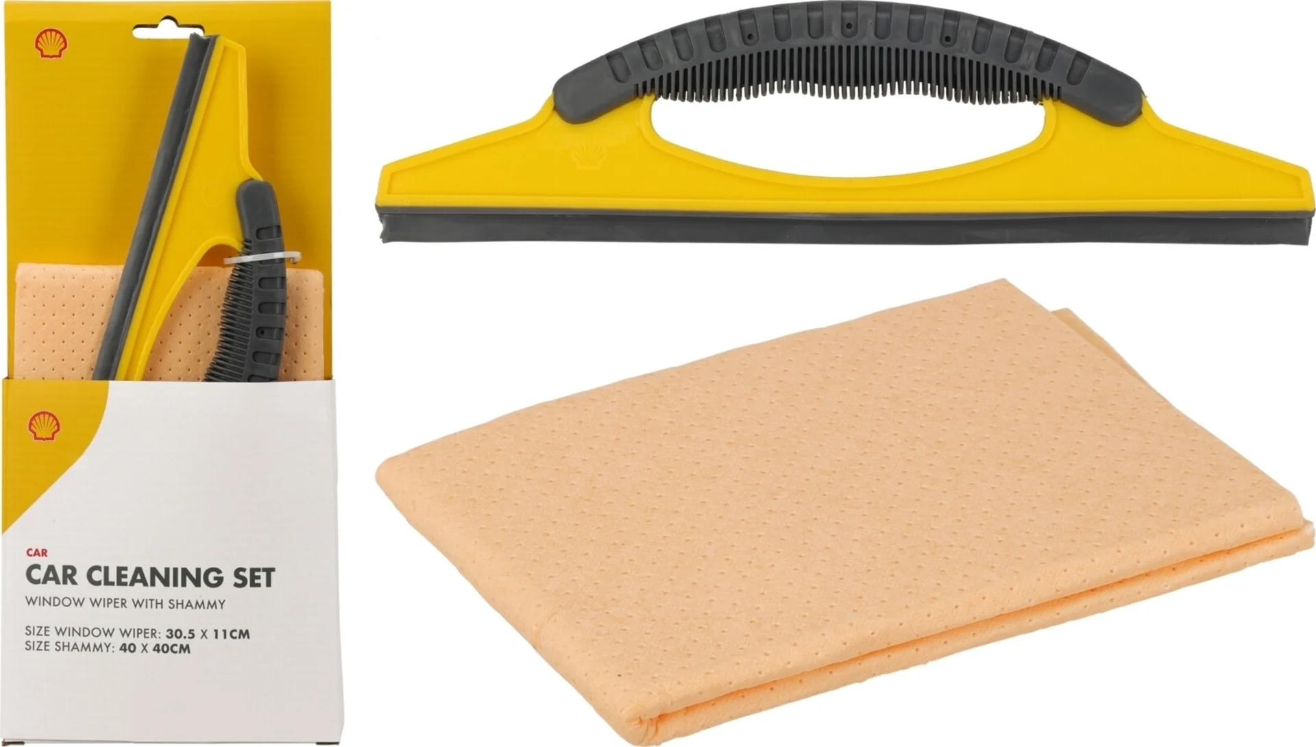 Auto-Reinigungsset - Fensterputz-Set - 2-teilig