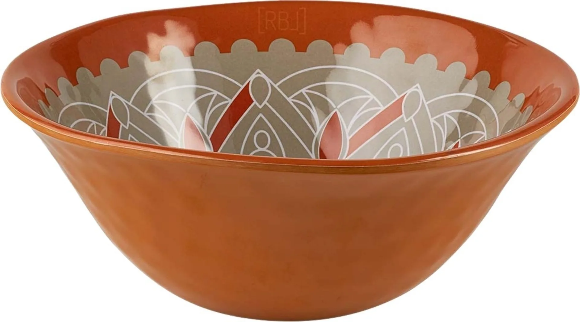 Rebel Outdoor bol en mélamine 28 cm orange