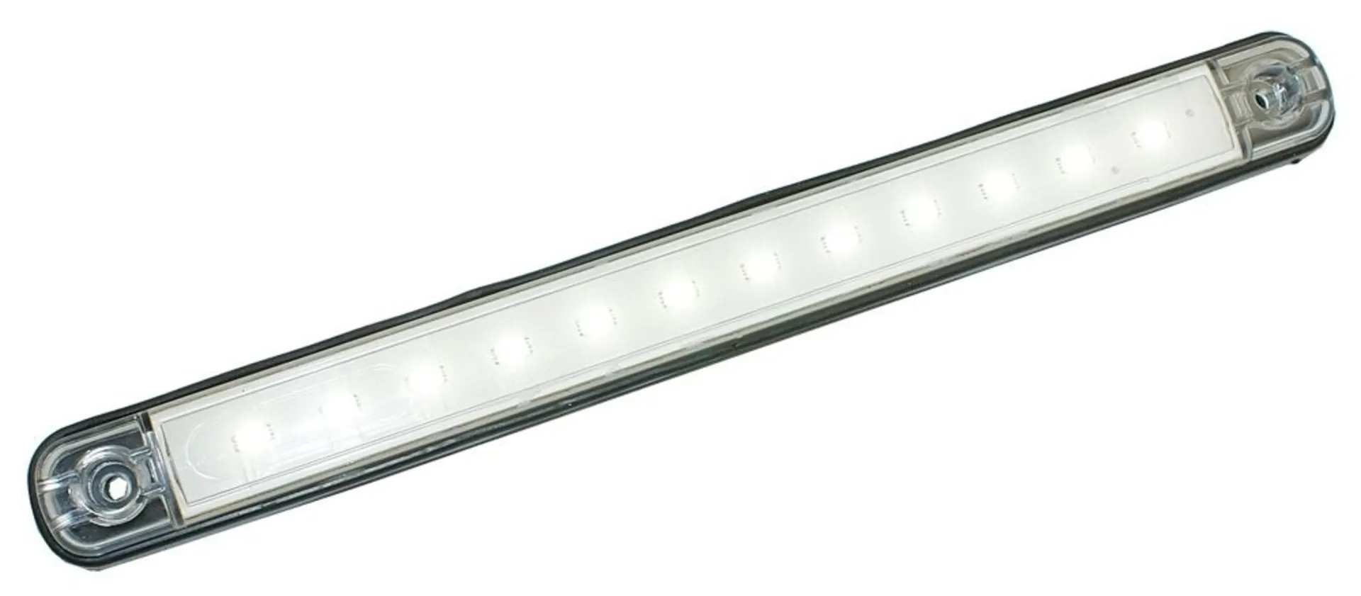 WAS - LED-Innenleuchte 12 V ohne Schalter 238 x 21 x 10 mm, IP68, 360 lm, 12 x POWER-LEDs