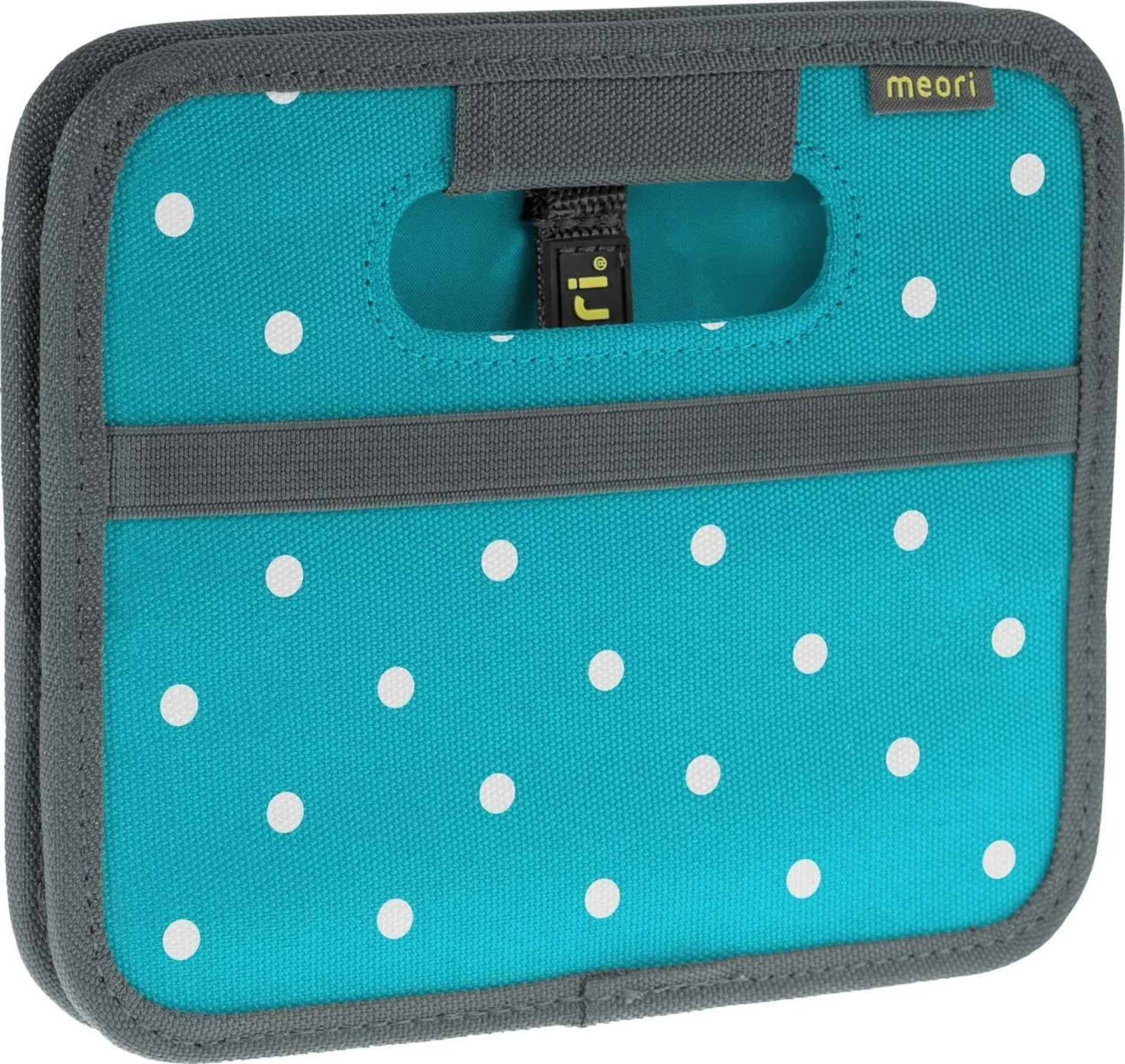 Meori Faltbox Mini Azur Blau mit Punkten 1,8 Liter