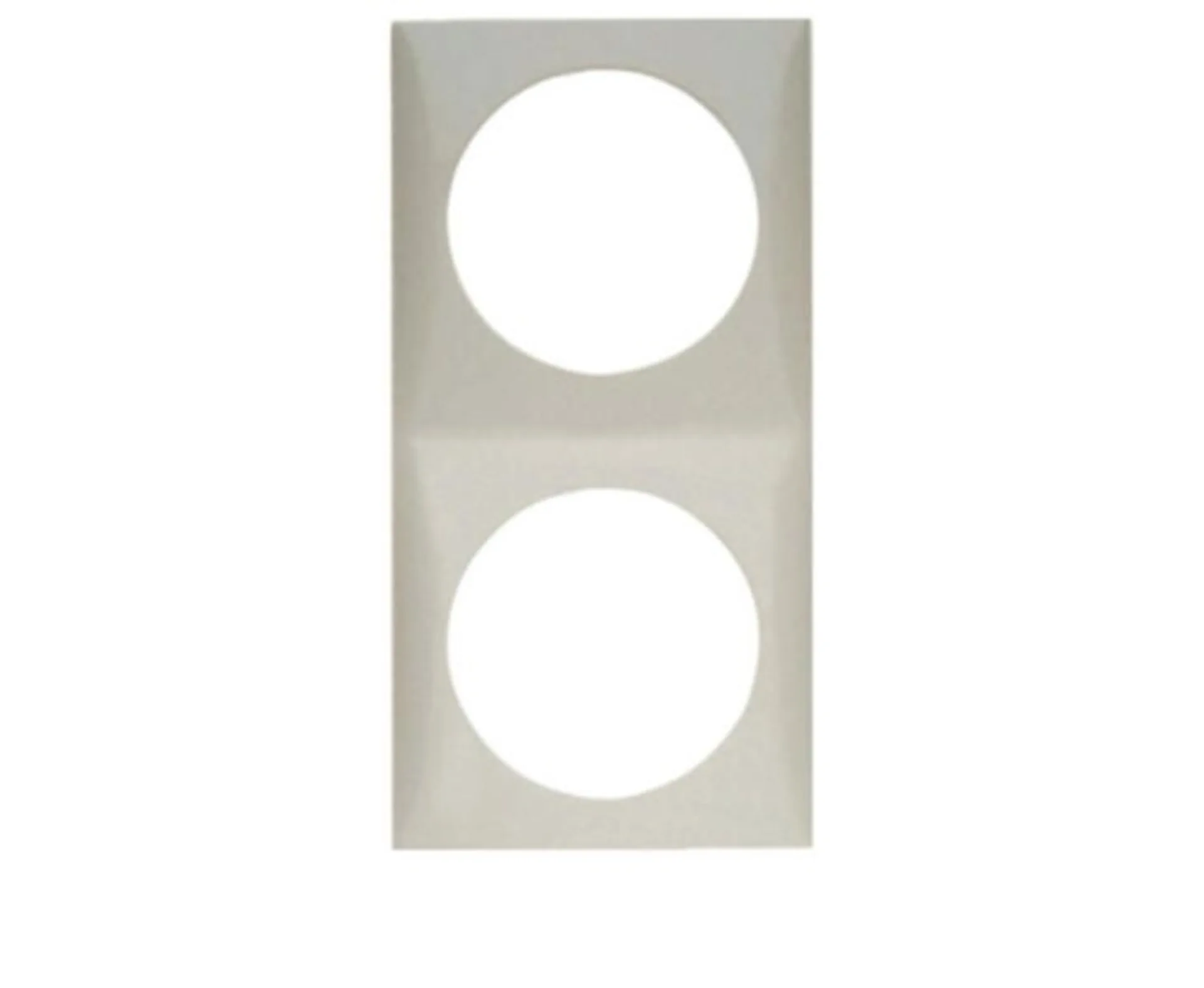 Berker INTEGRO Cadre de prise double chrome brillant Berker INTEGRO Cadre de prise double chrome brillant