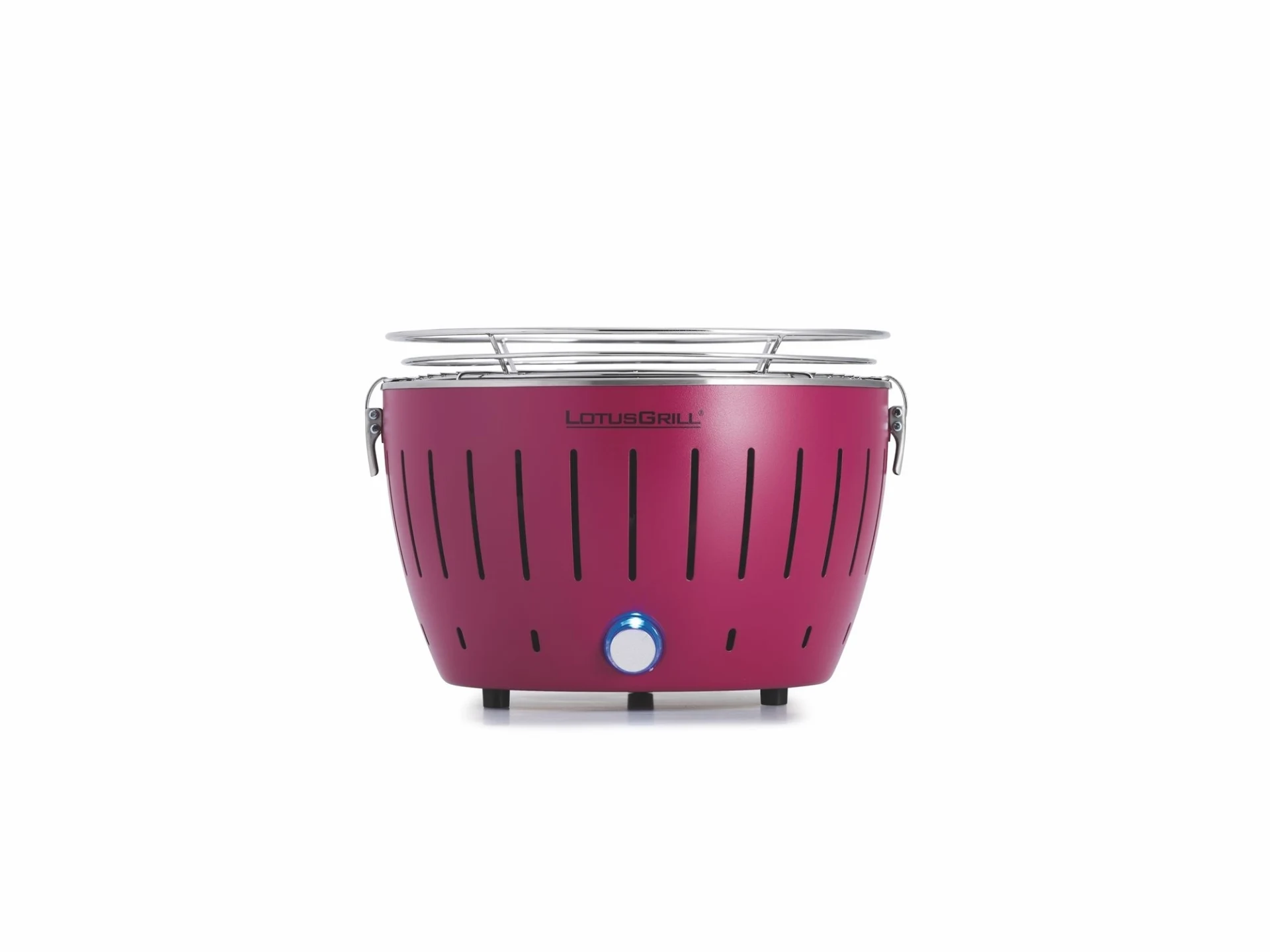 LotusGrill Holzkohlegrill mit Tragetasche Pflaumenlila