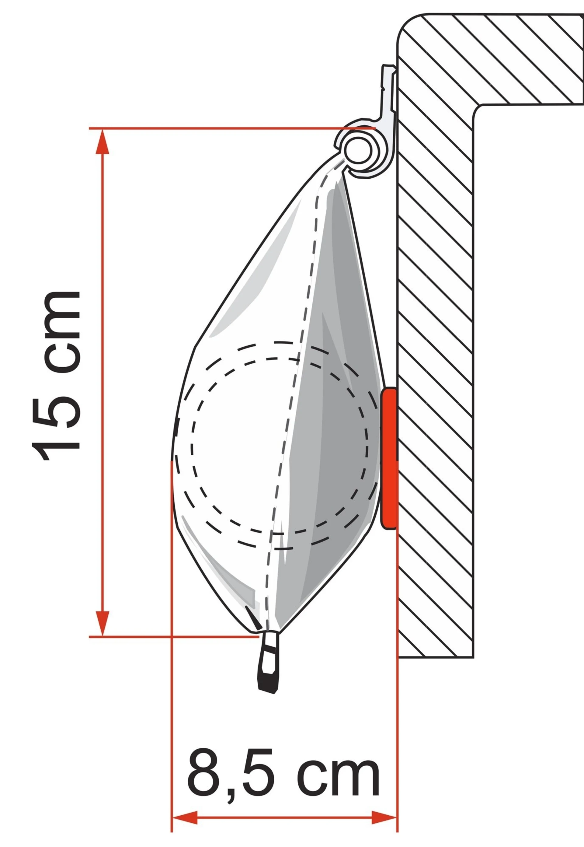 Fiamma Caravanstore XL 500 Sackmarkise Tuchfarbe Royal Grey 500 cm Fiamma Caravanstore XL 500 Sackmarkise Tuchfarbe Royal Grey 500 cm