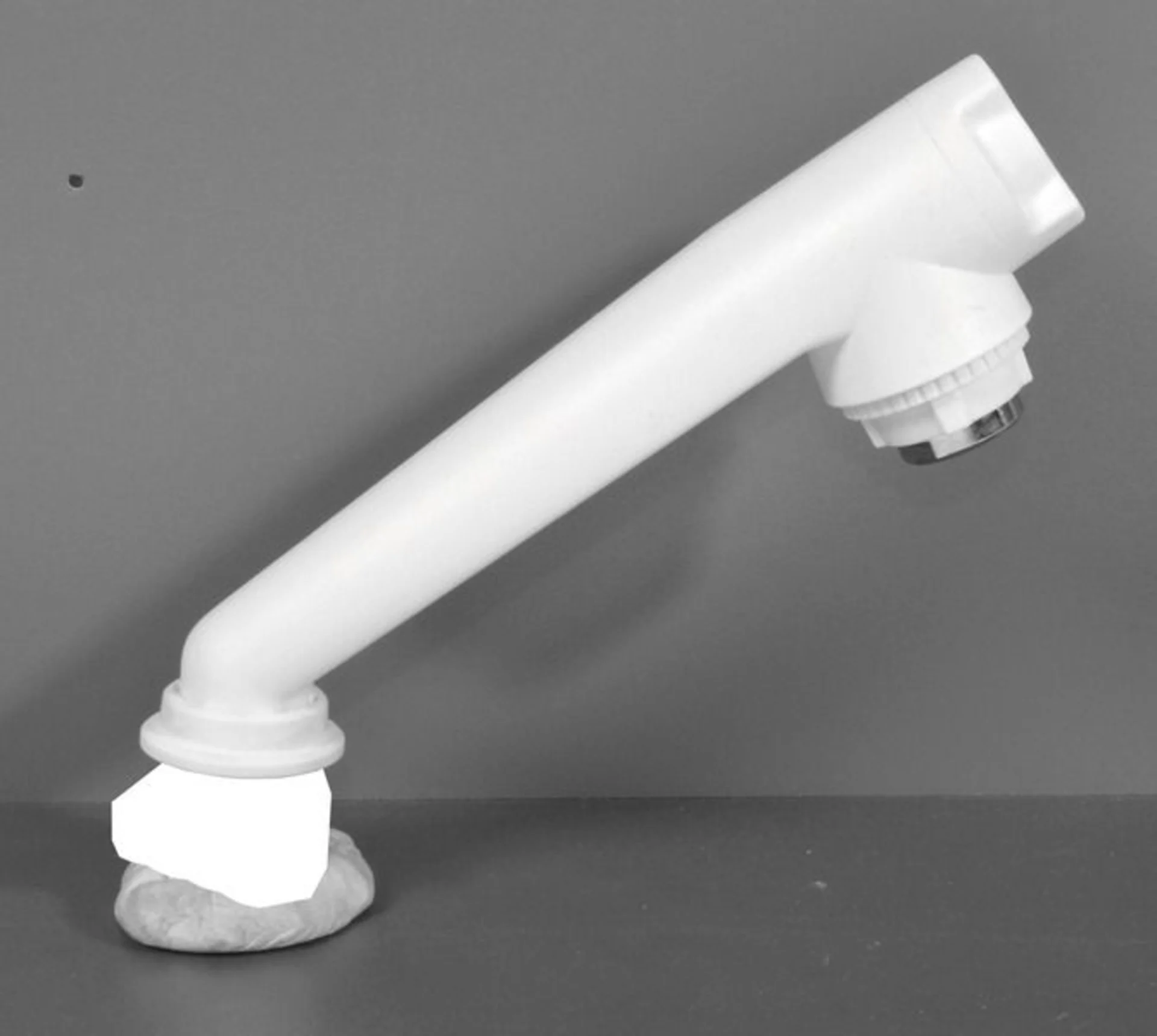 Set de douche blanc Elbe avec débit d'eau réglable