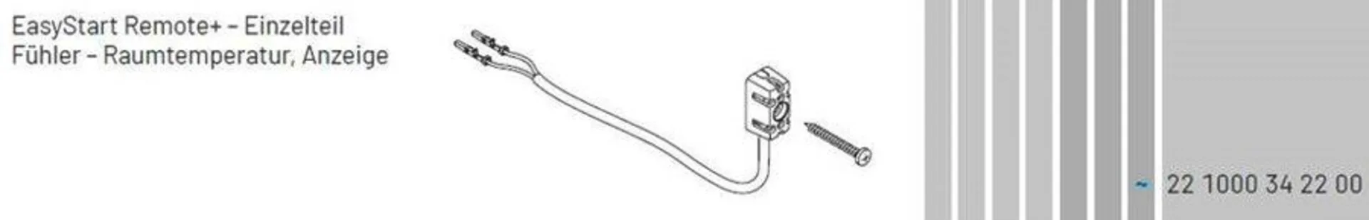 Sonde de température extérieure Eberspächer TP7 R+Timer