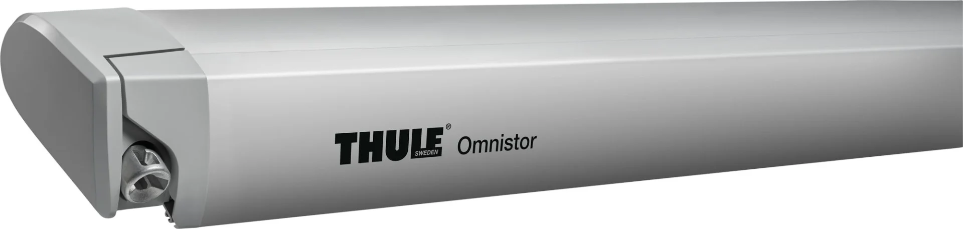 Thule Omnistor 6300 Dachmarkise Gehäusefarbe Eloxiert Tuchfarbe Mystic Grey 3,75 m