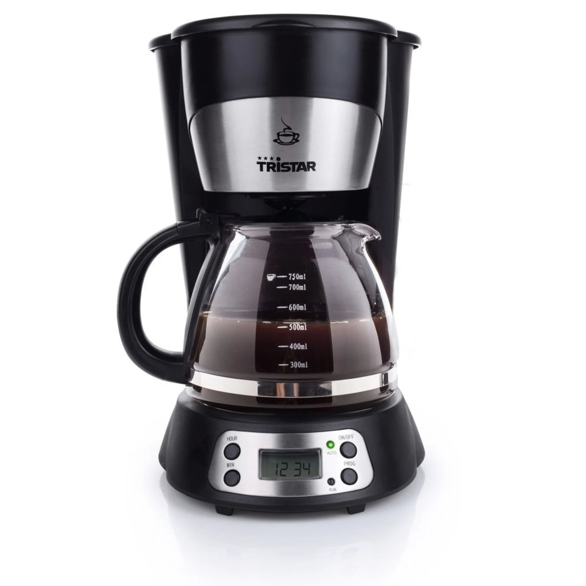 OCCASION: Kaffeemaschine Zeitschaltuhr 0,75 Liter - Ausstellungsmodell / leichte Kratzer an der Kanne OCCASION: Kaffeemaschine Zeitschaltuhr 0,75 Liter - Ausstellungsmodell / leichte Kratzer an der Kanne