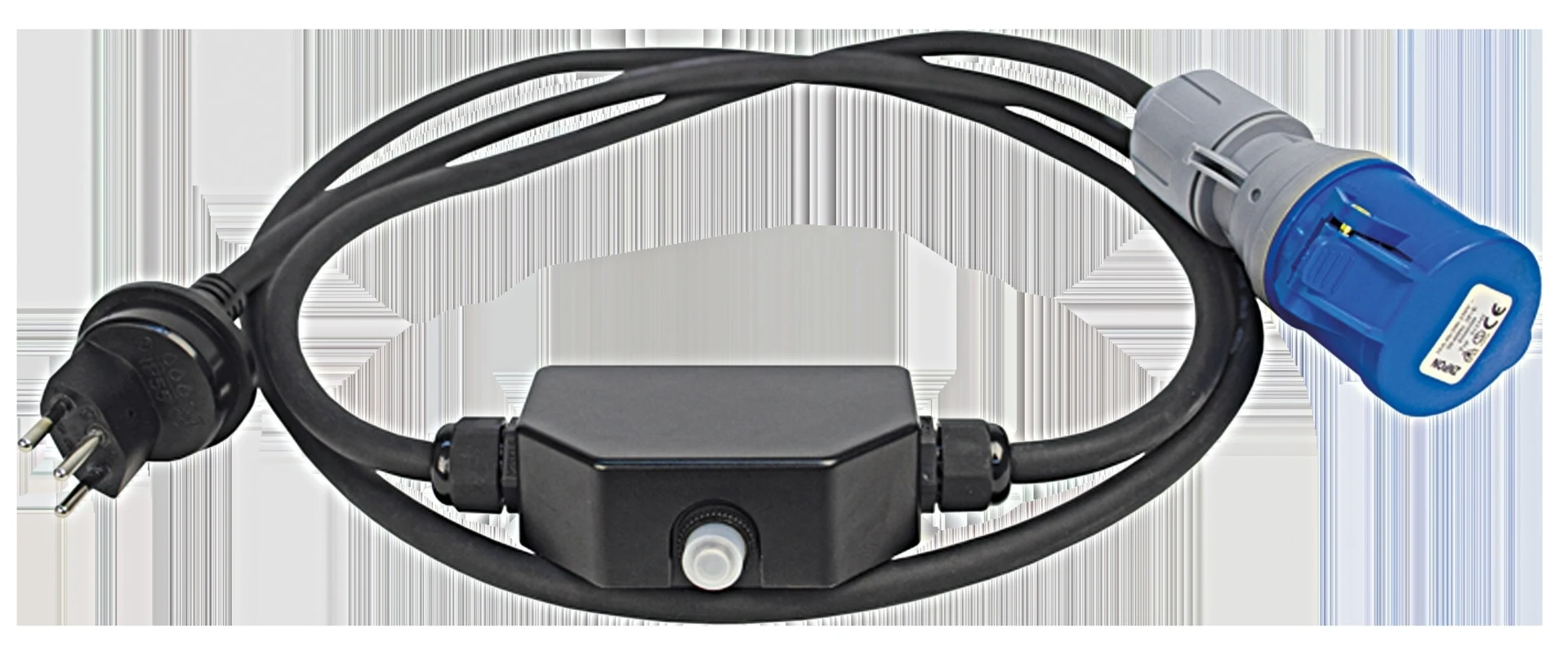 T13-CEE Adapterkabel 2.0 m 3-pol 16 A IP55 mit Überstromschutz 10 A (T13)