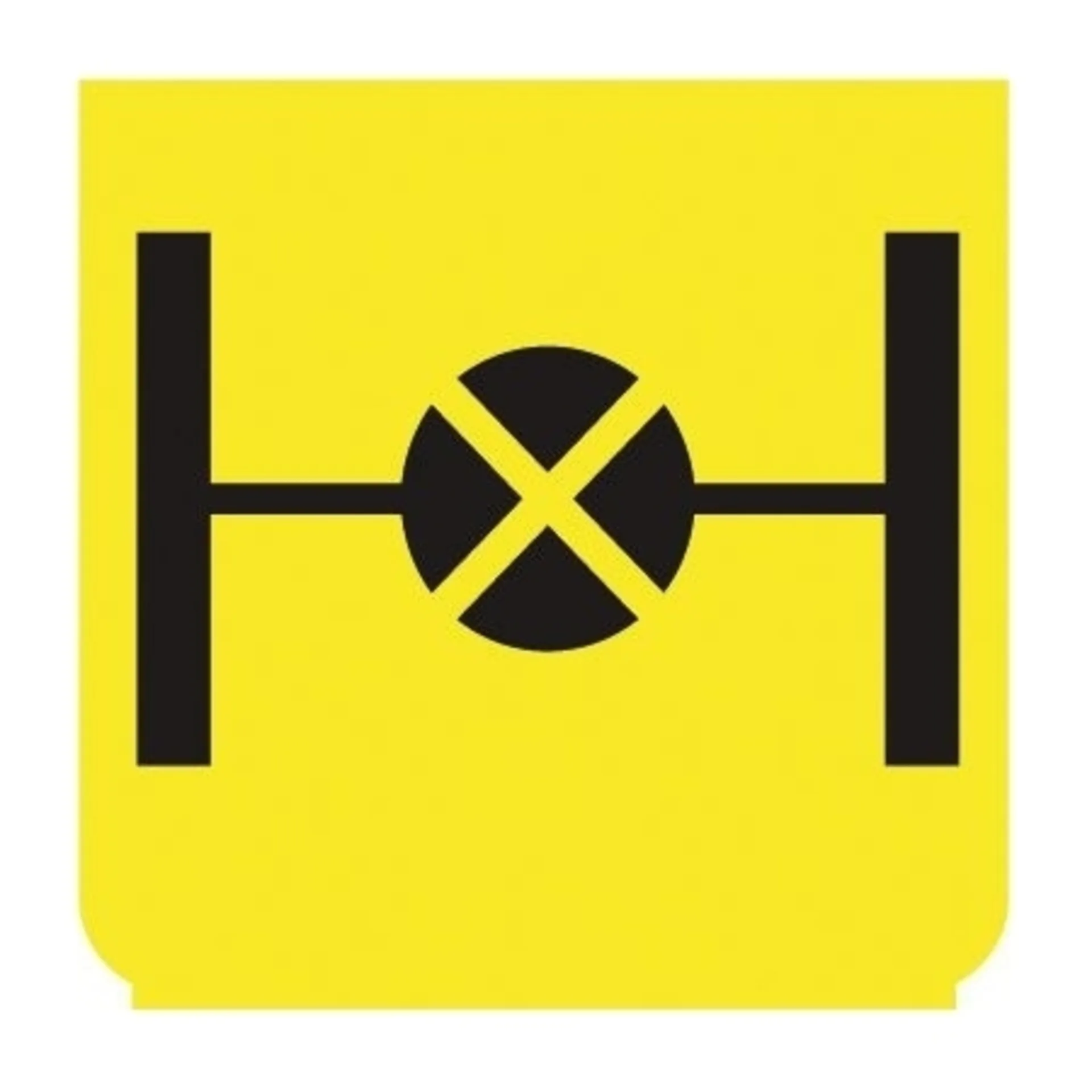 Emblem - Differentialsperre gelb/schwarz
