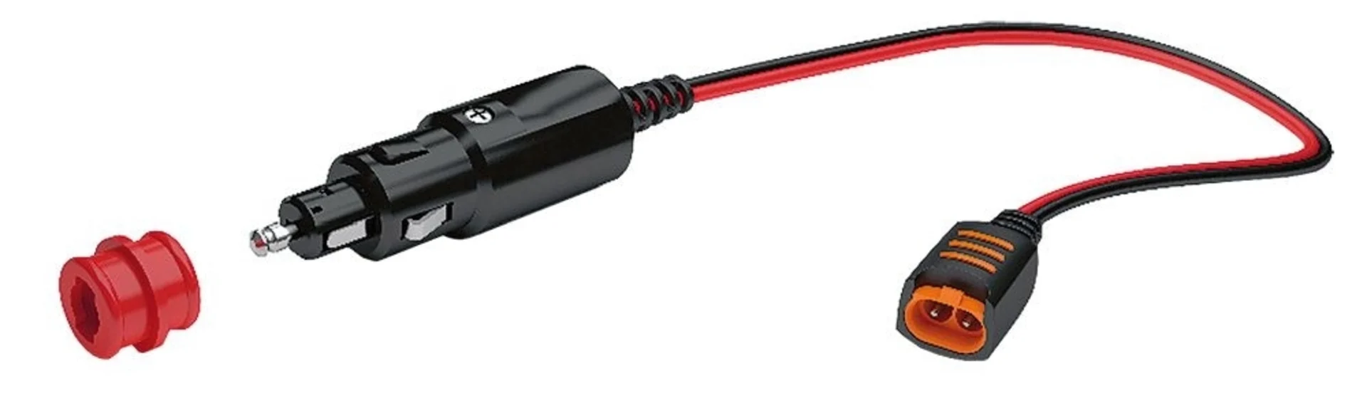 CTEK - Zig.anzünder-Anschlusskabel 12V Stecker orange, 400mm