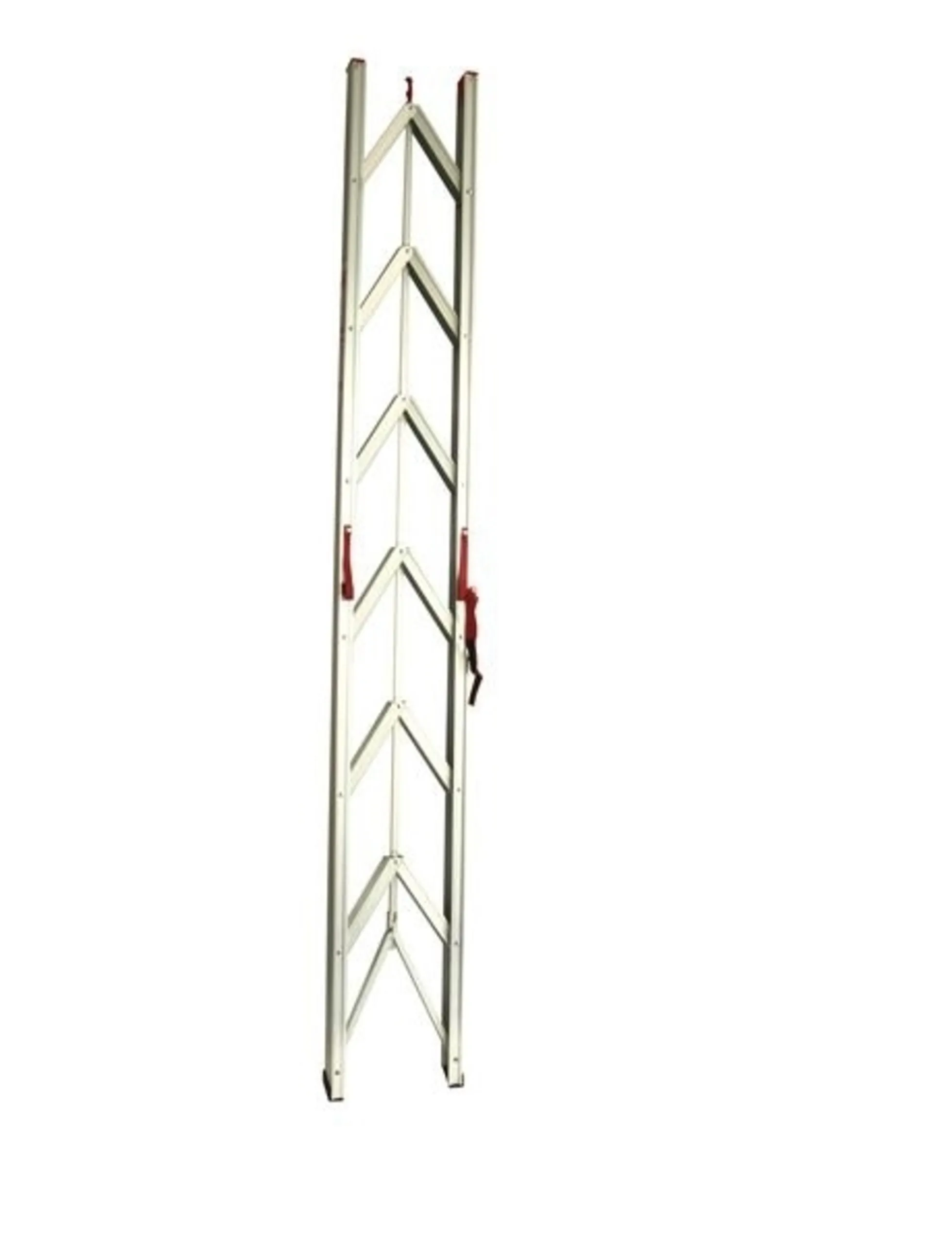 Faltbare Leiter aus Aluminium mit 6 breiten Stufen und 150kg Belastbarkeit
