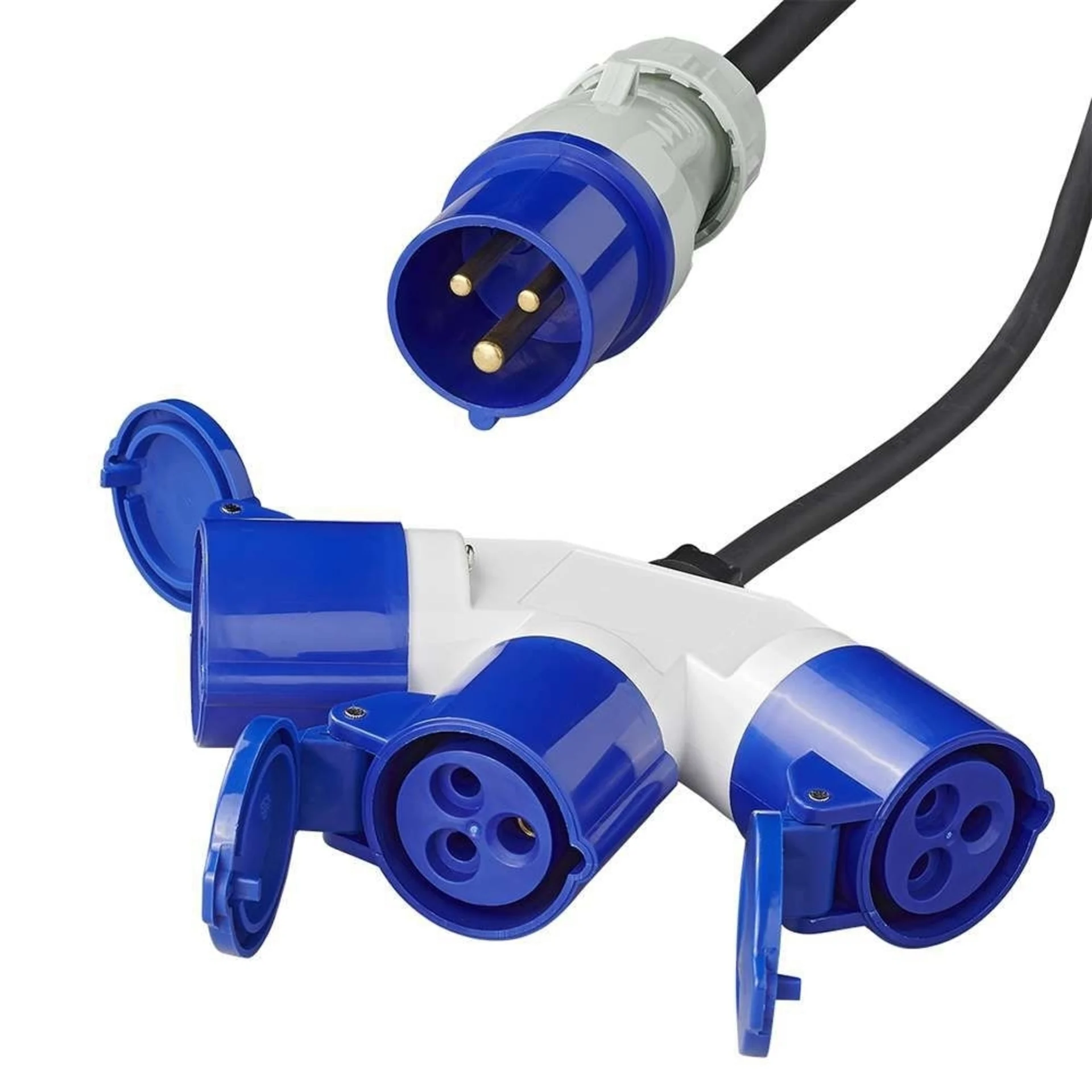 Distributeur PAT CEE 3 compartiments 16 A 150 cm 3 x 2,5 mm