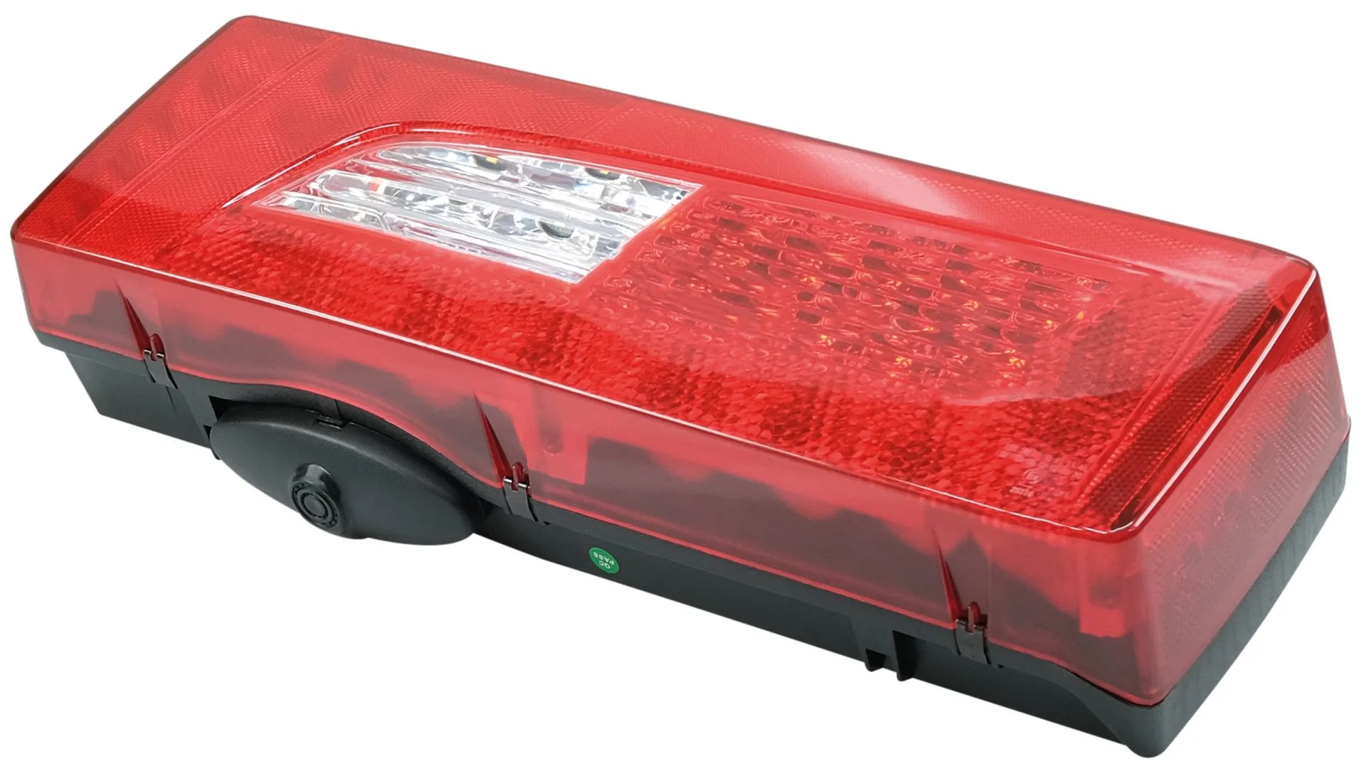 Scania - LED-Schlussleuchte rechts 12/24 V 400 x 135 x 83 mm, 24 V Stecker seitlich, mit Rückfahrwarner