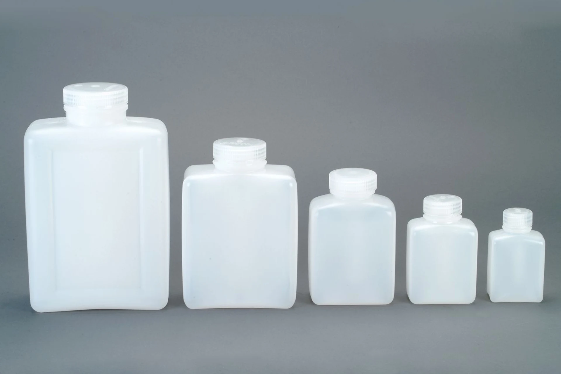 Bouteille rectangulaire HDPE 125ml Récipient de conservation Nalgene