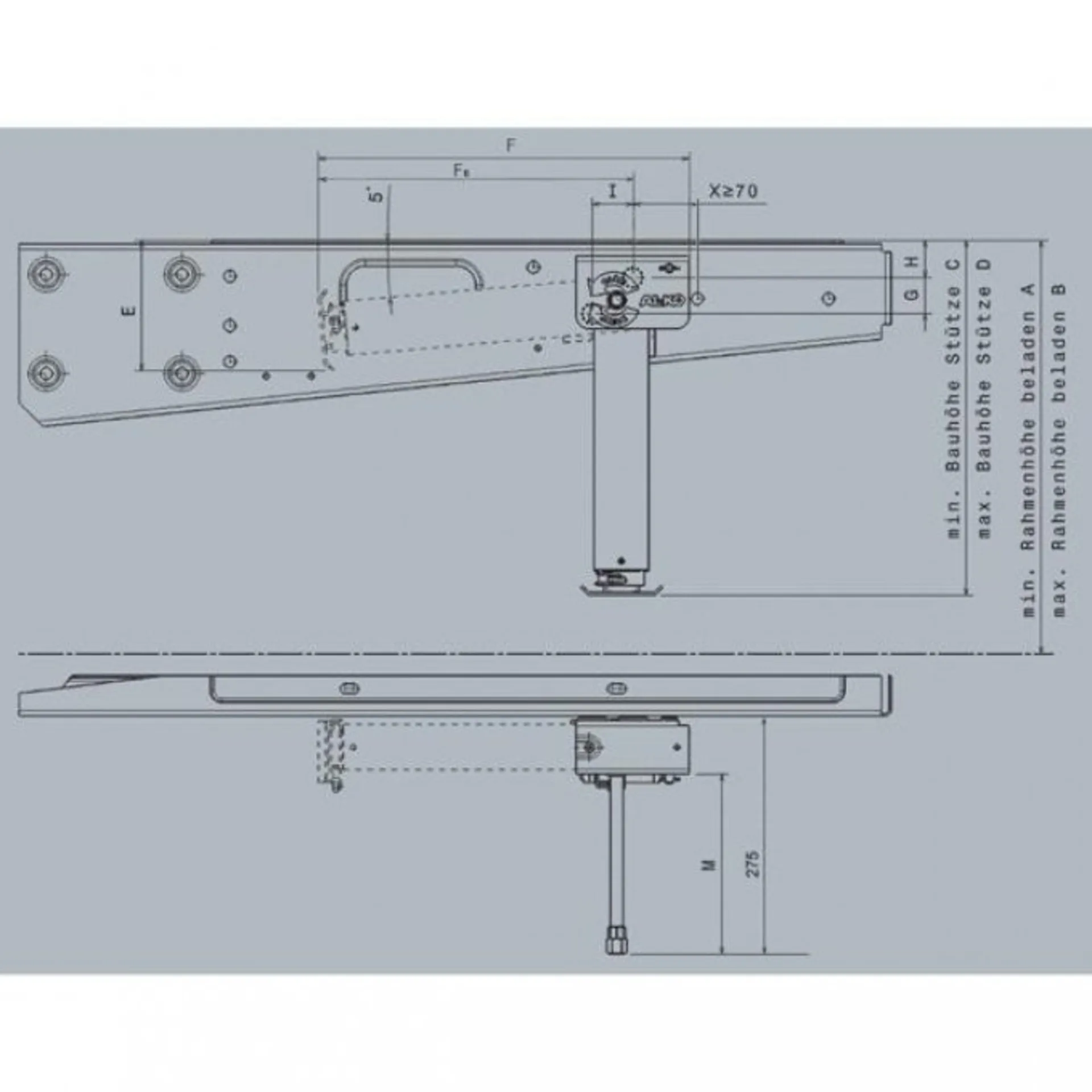 AL-KO ClickFix support de levage mécanique 420 - 624 mm AL-KO ClickFix support de levage mécanique 420 - 624 mm