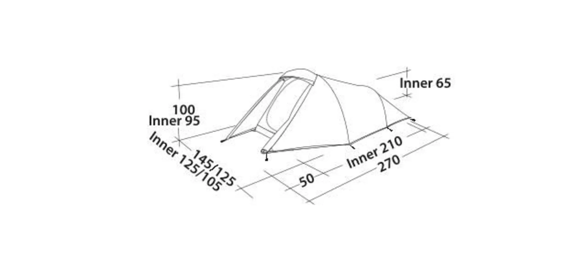 Energy 200 Rustic Green Tente de camping Easy Camp